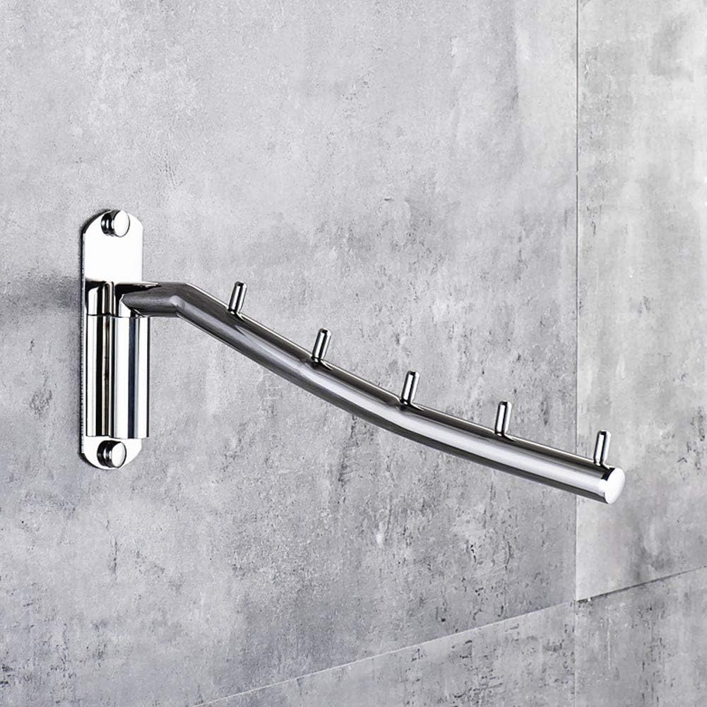 Pilipane Rotatable Stainless Steel Clothes Hanger Towel Rack
