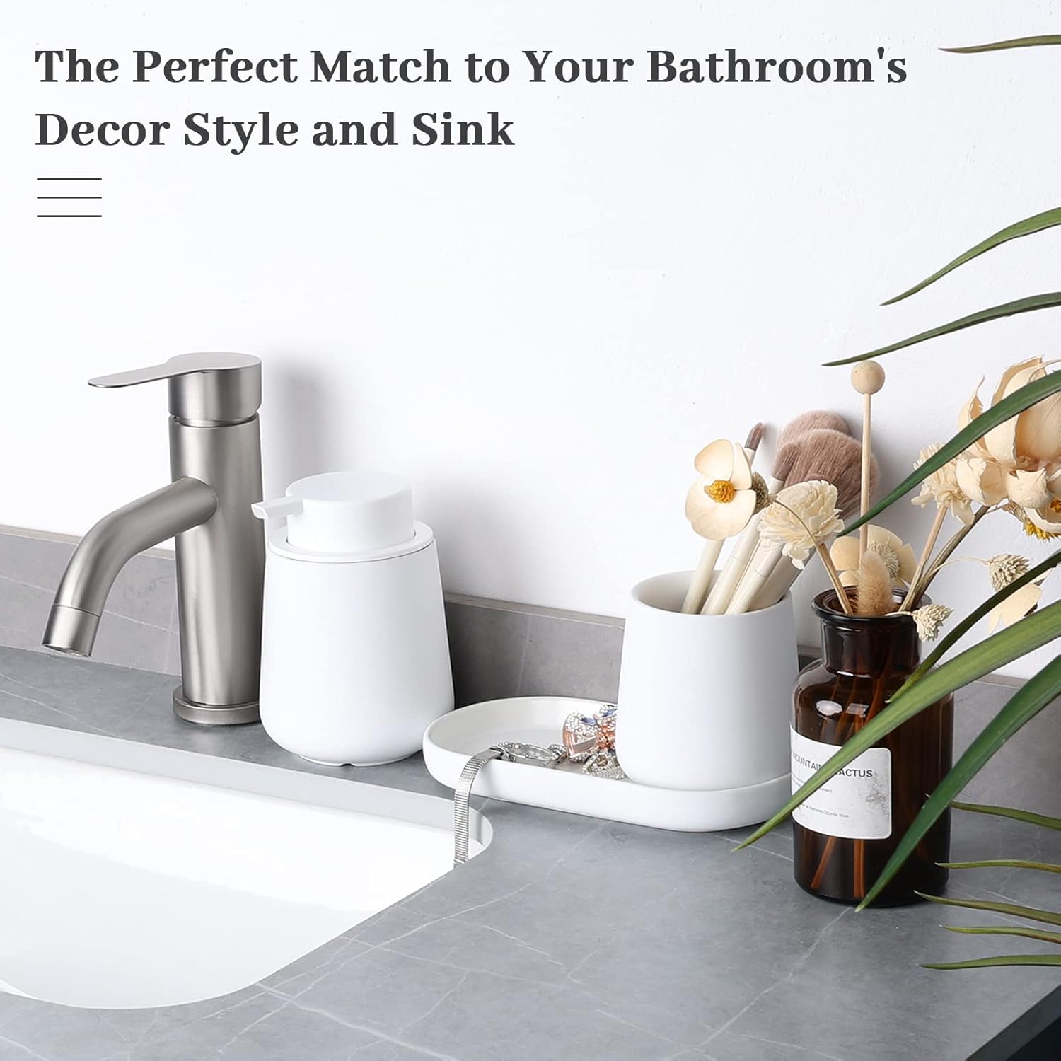 BosilunLife 3-Piece Bathroom Accessories Set