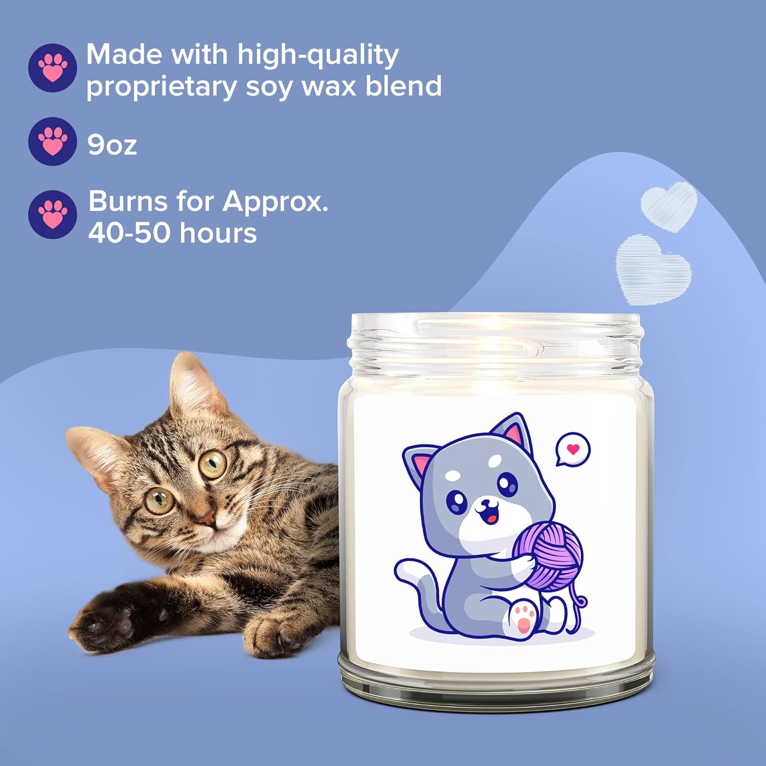 1OAK - Cat Lady Candle Lavender Flush Made in USA