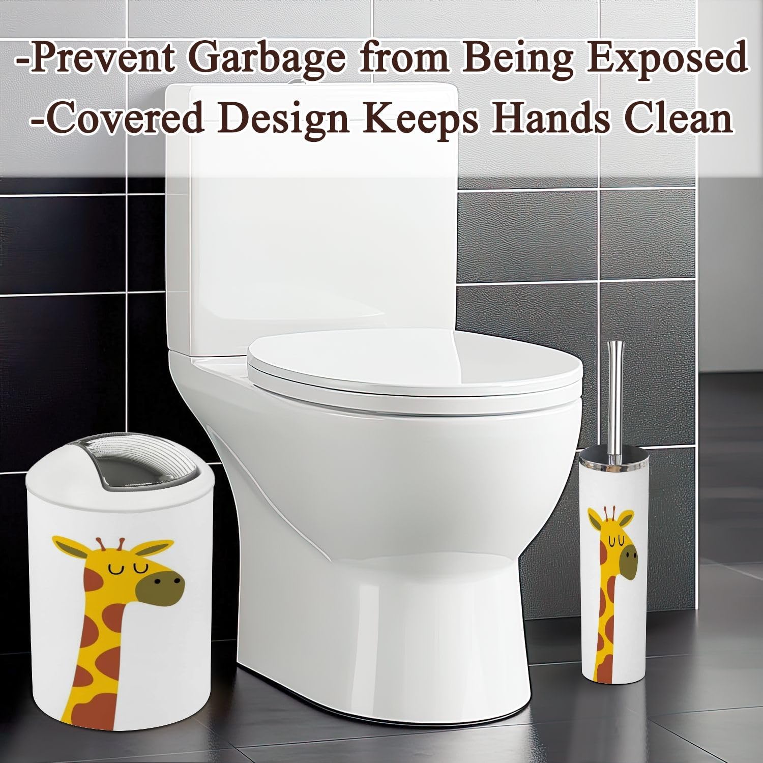 6-Piece Nursery Bathroom Set Durable Stylish