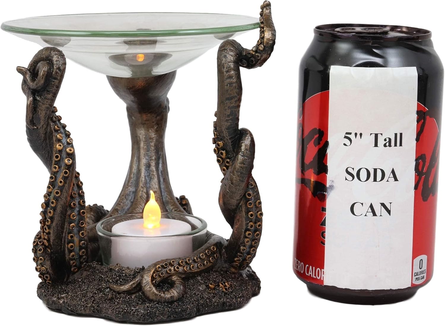Ebros Nautical Octopus Oil Warmer Candle Holder Decor
