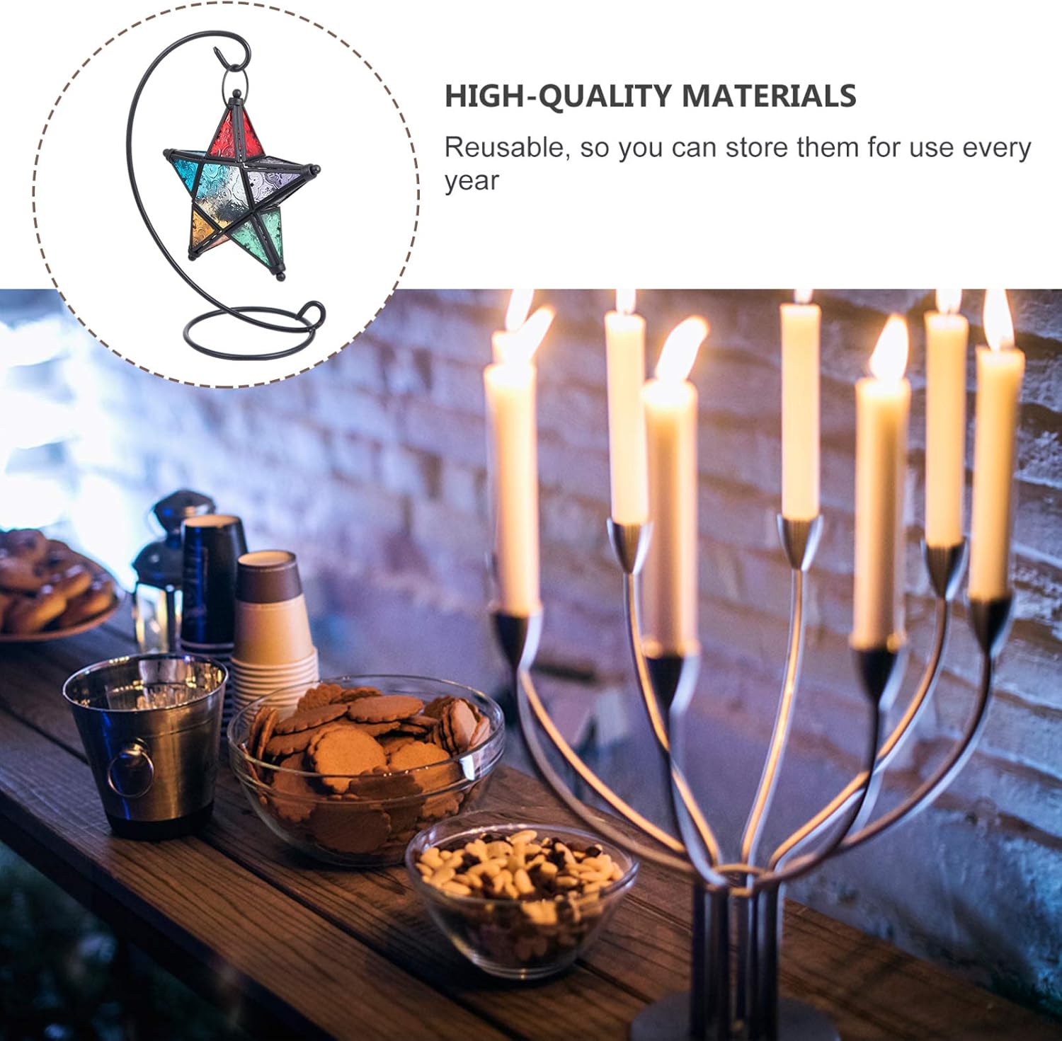 BESPORTBLE Star Shape Candle Holder