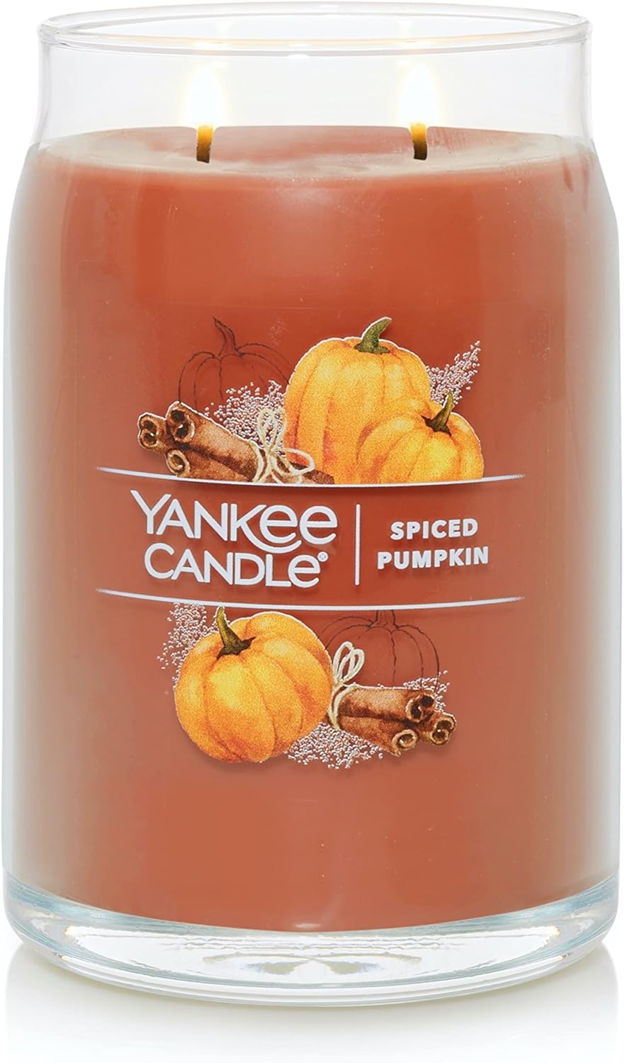 Spiced Pumpkin Scented Jar Candle