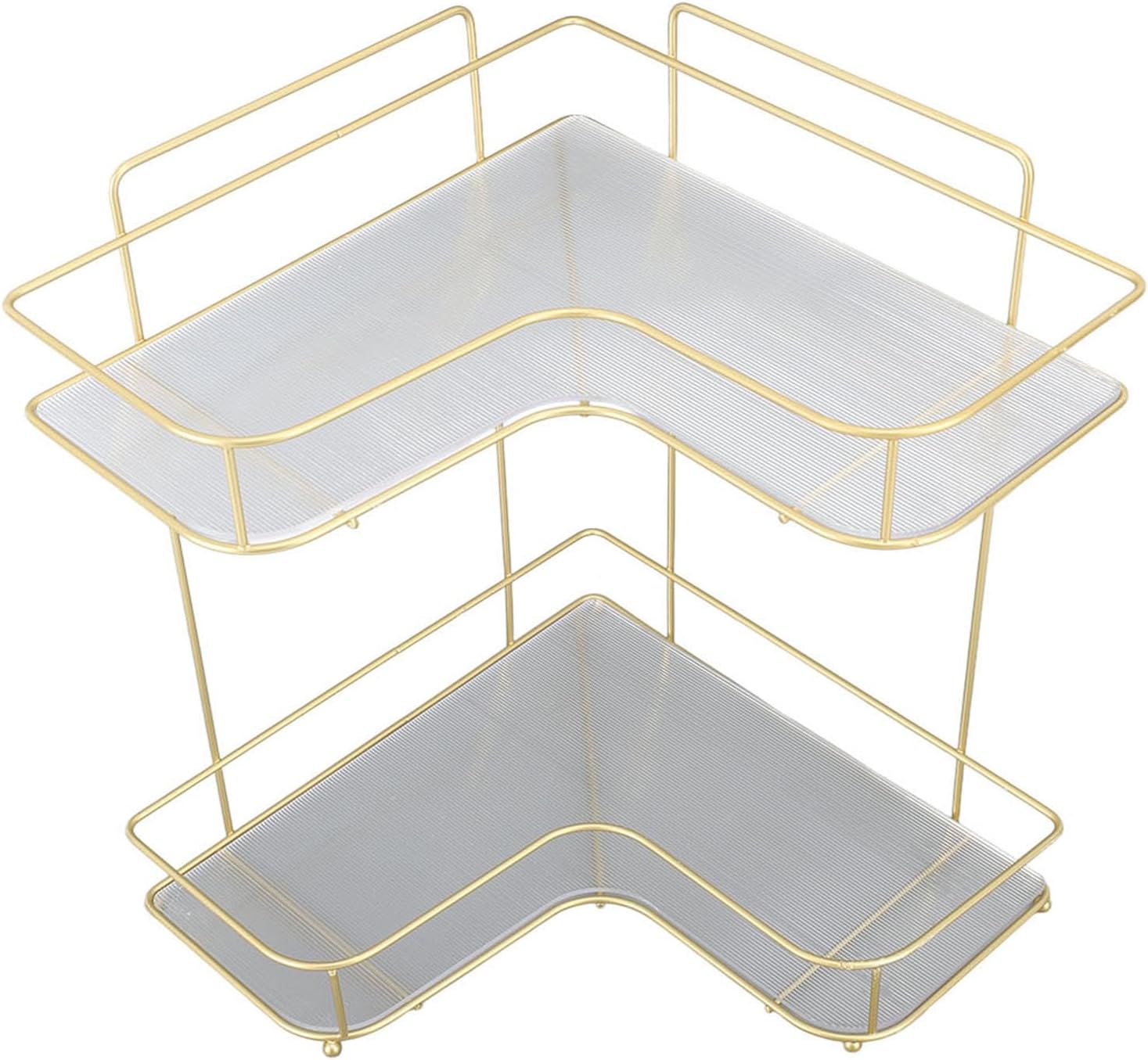 Corner Bathroom Organiser with Adjustable Shelves