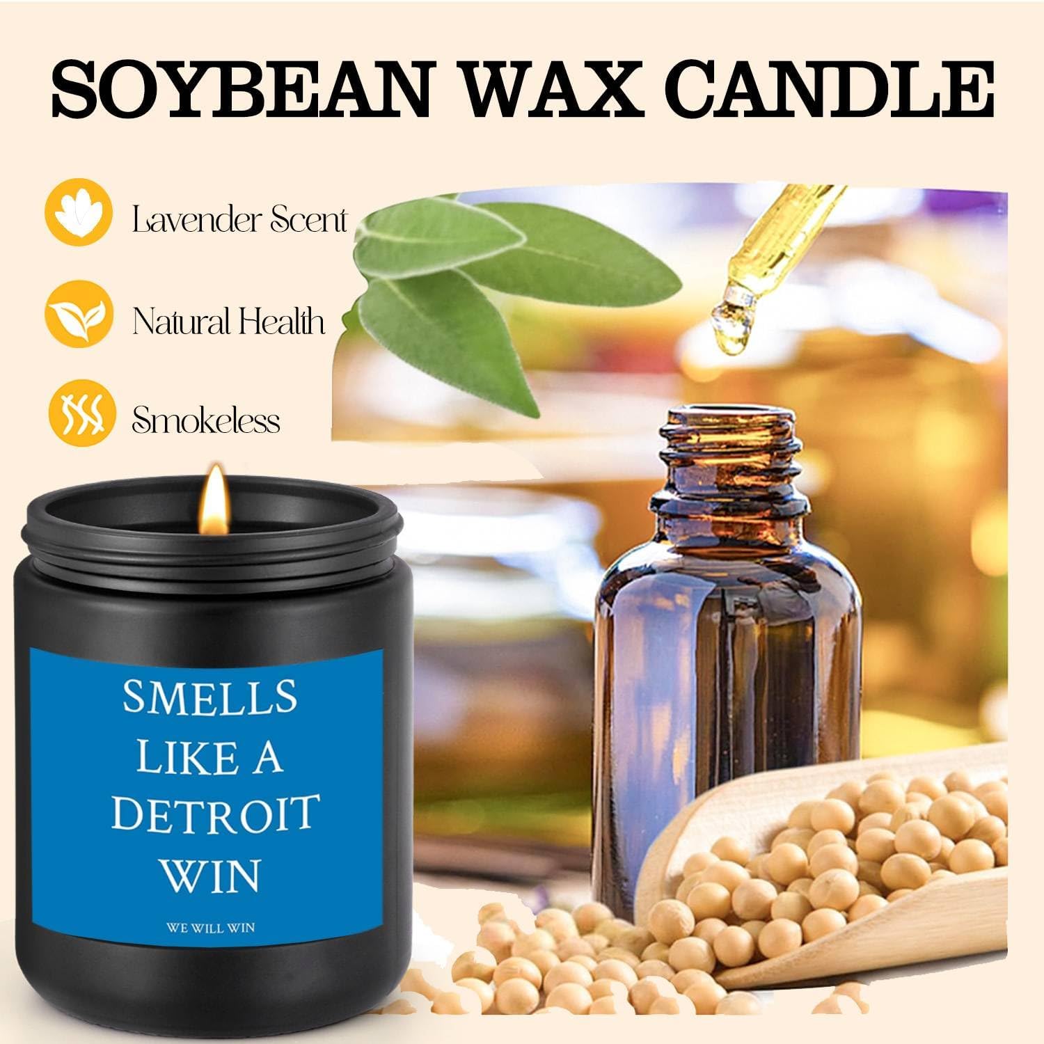 Detroit Lions Scent Candle
