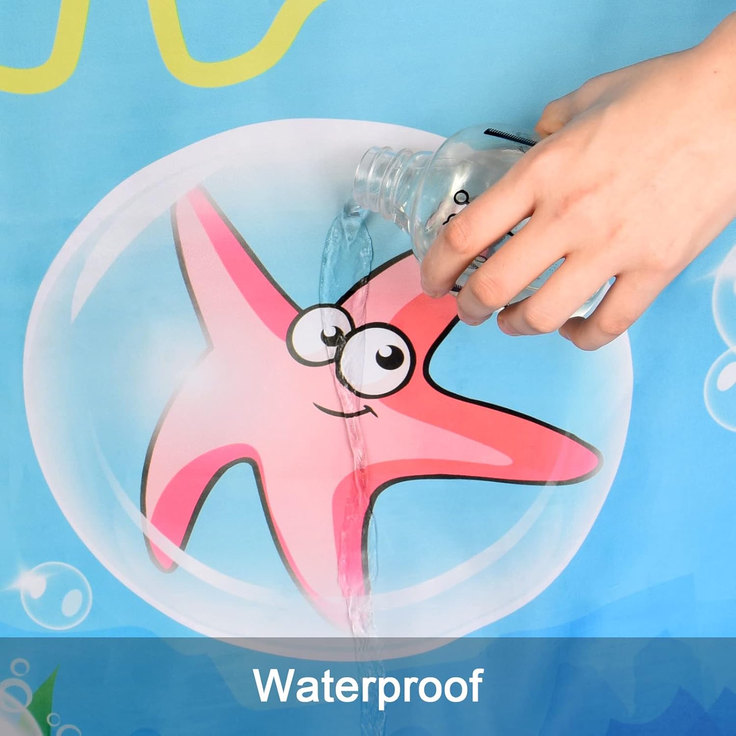 ADORABLE KIDS BATH PLAY COUCHSET WITH CATCHY SEA FISH DECOR