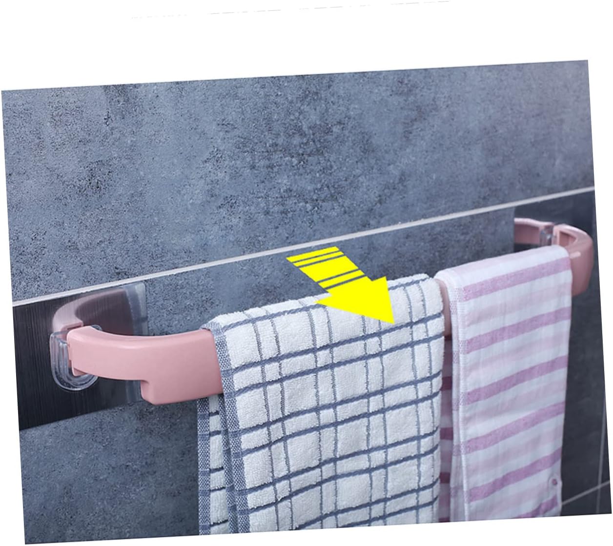 Ciieeo Wall-Mounted Towel Rack for Kitchen and Bathroom