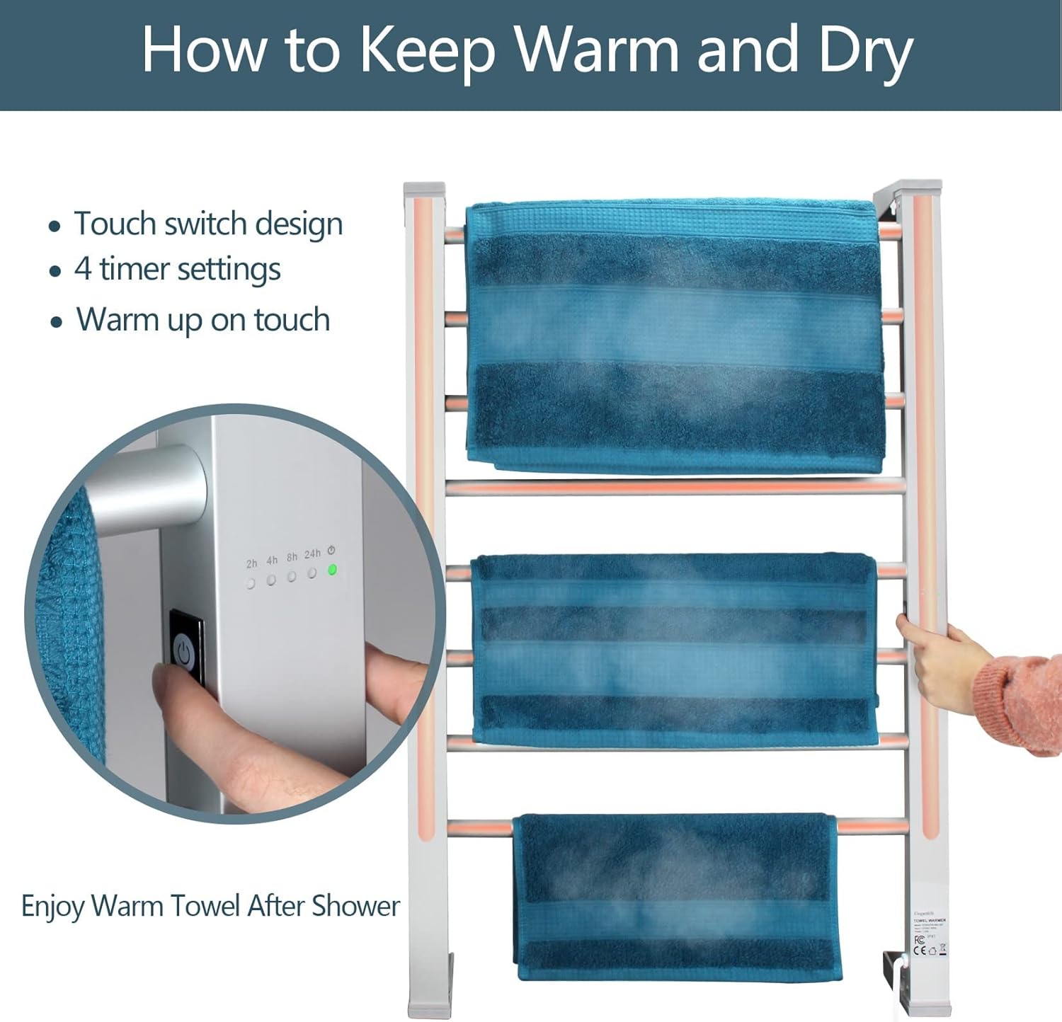 ELEGANTLIFE Electric Towel Warmer