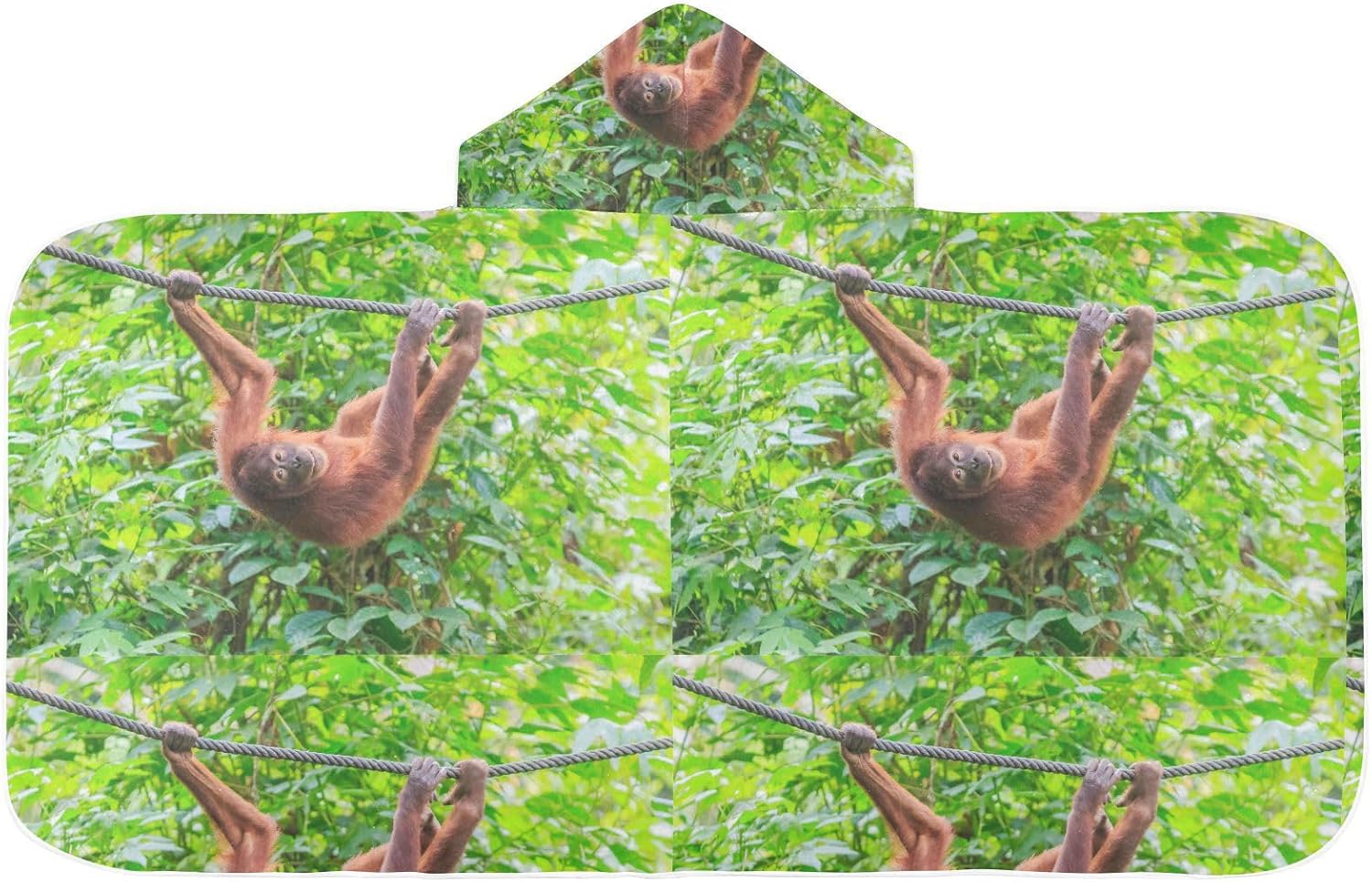 Dussdil Kids Beach Towels with Orangutan Pongo Design for Boys and Girls