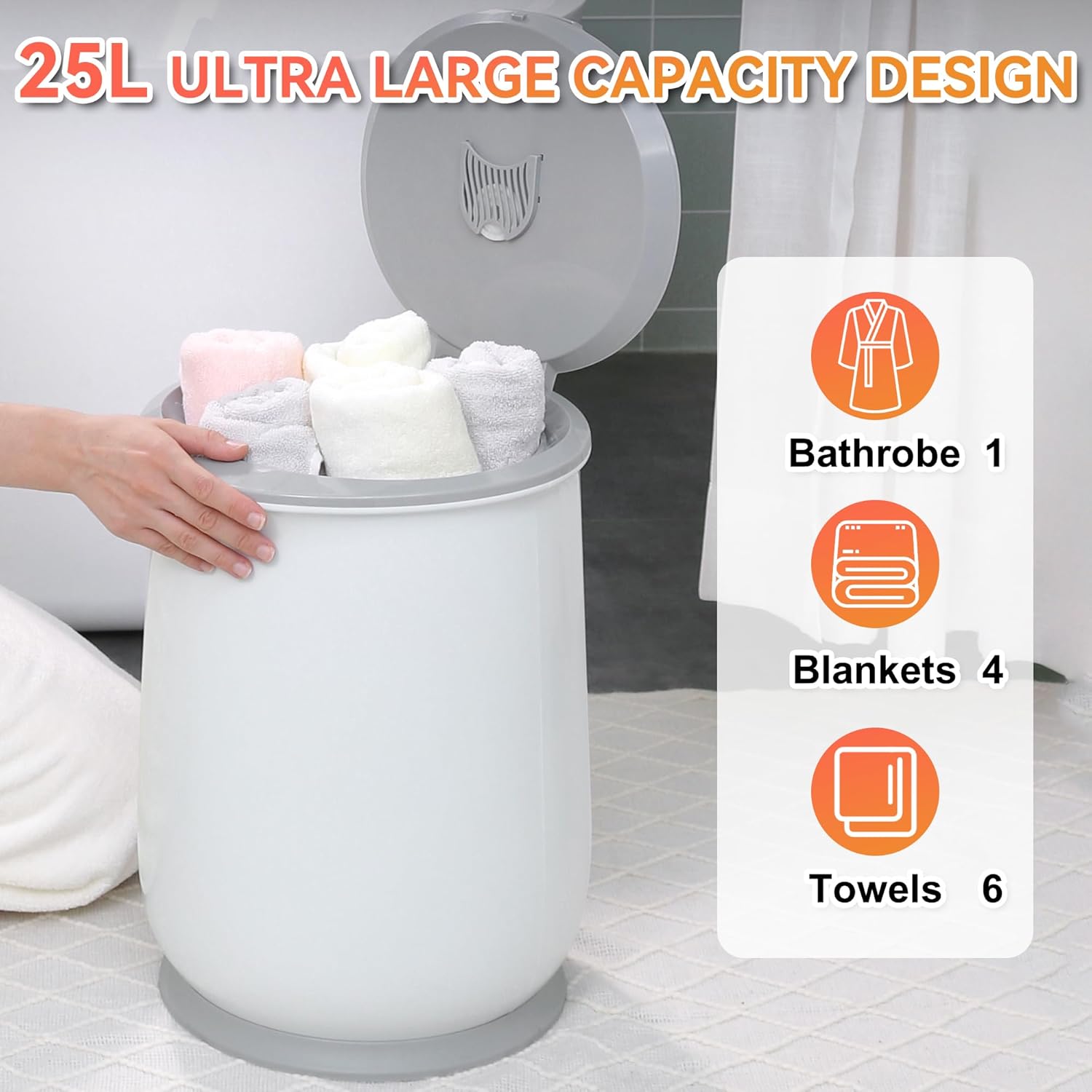LuxeSoothing Towel Blanket Warmer with LED Display