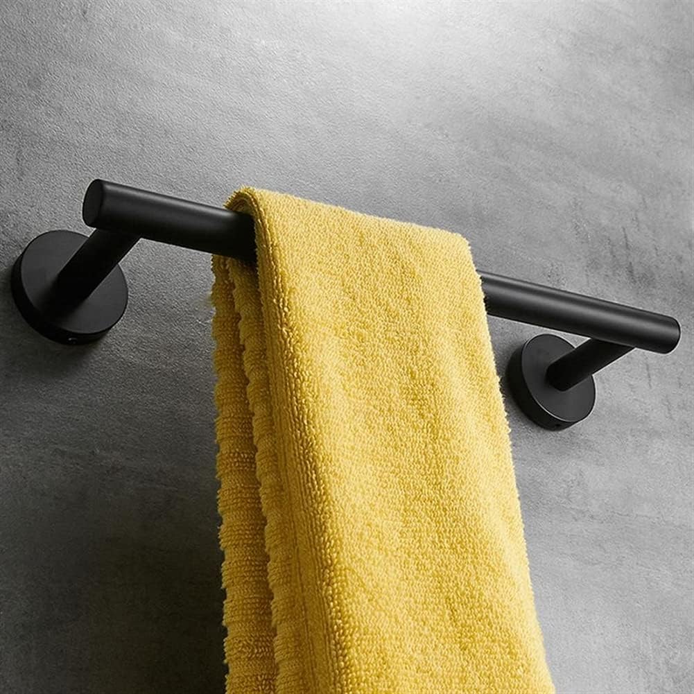 Black Stainless Steel Towel Rail for Bathroom Storage