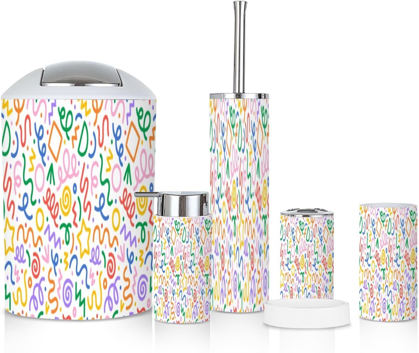 6-Piece Bathroom Accessories Set