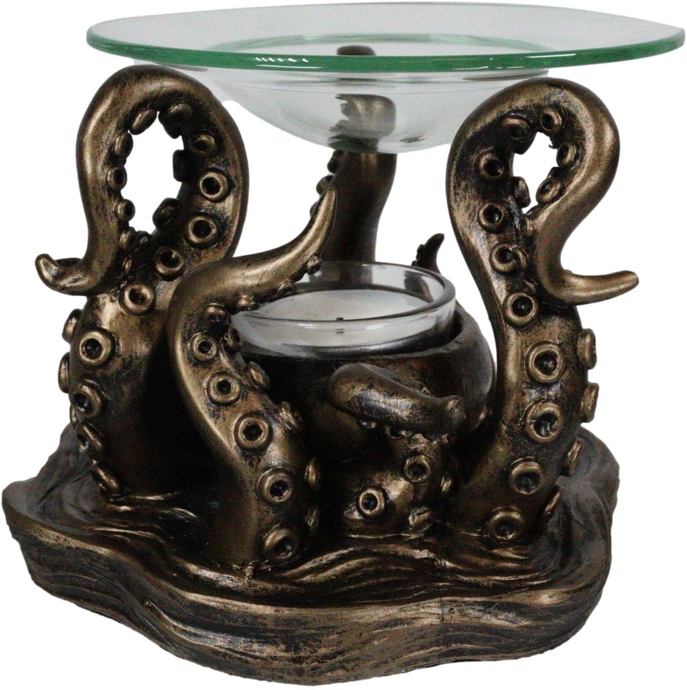 Ebros Nautical Kraken Octopus Candle Holder