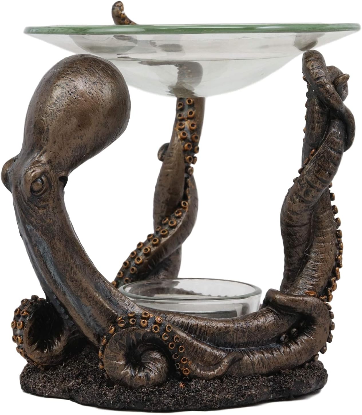 Ebros Nautical Octopus Oil Warmer Candle Holder Decor