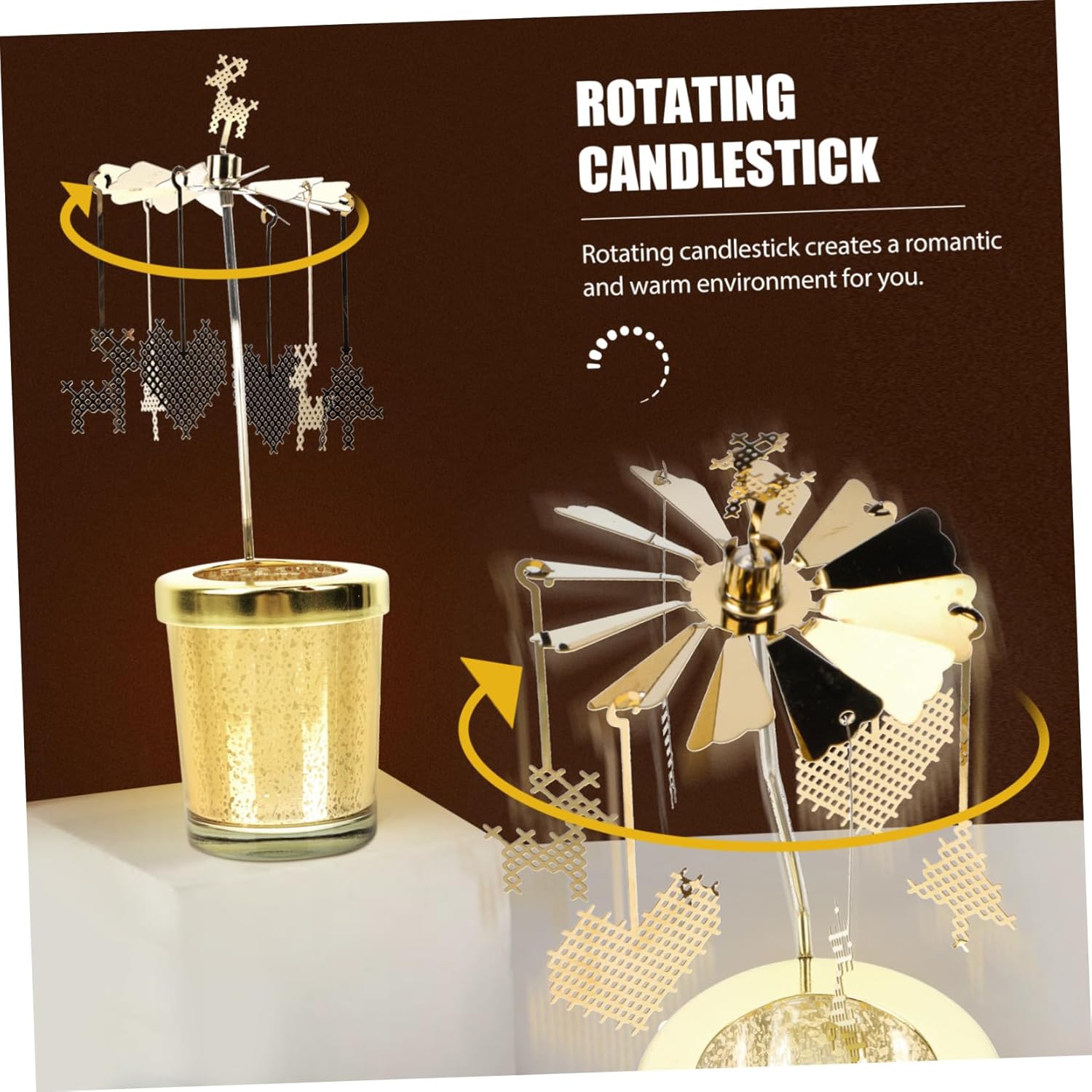 Elegant Multi-functional Decorative Candle Holder for Romantic Parties