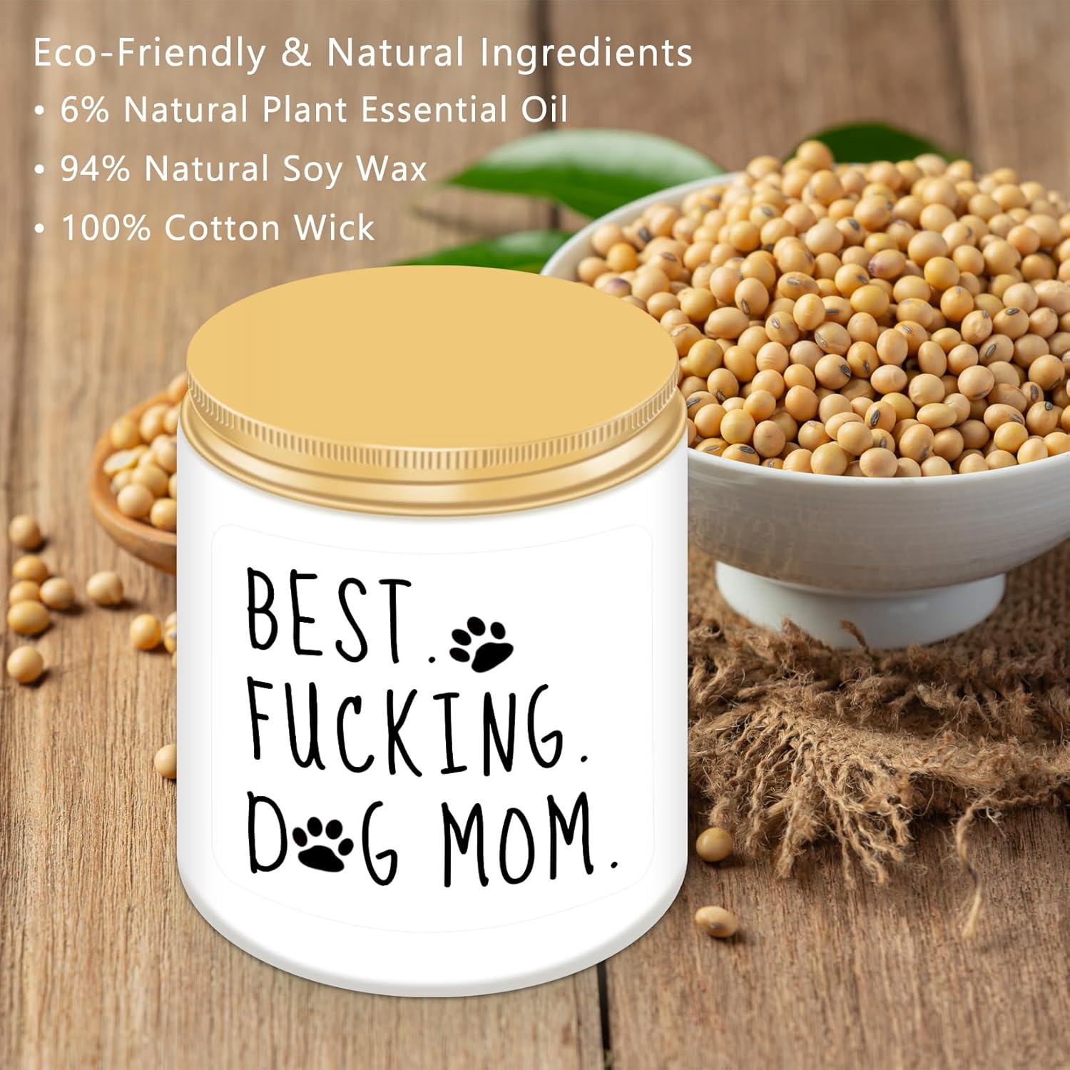 Lavender Scented Candles for Dog Mom Gifts