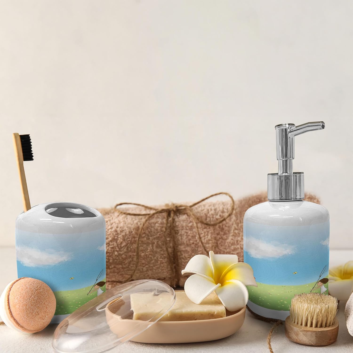 All-in-One Toothbrush and Soap Organizer