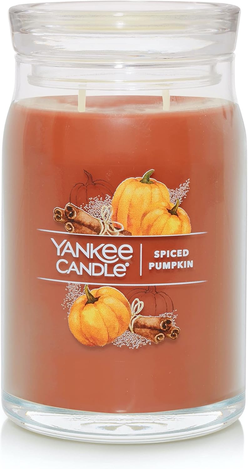 Spiced Pumpkin Scented Jar Candle