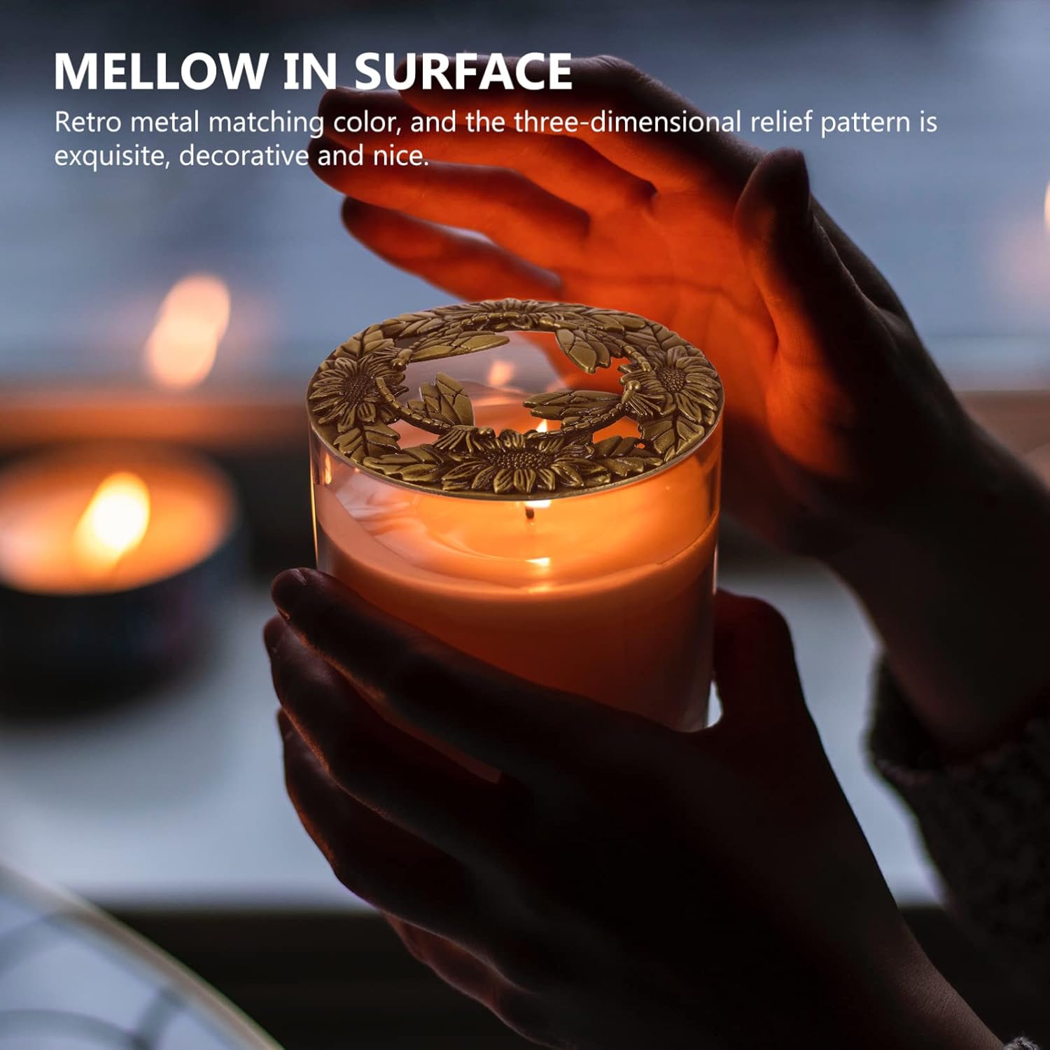 Zinc Alloy Heat-Resistant Candle Topper Kit