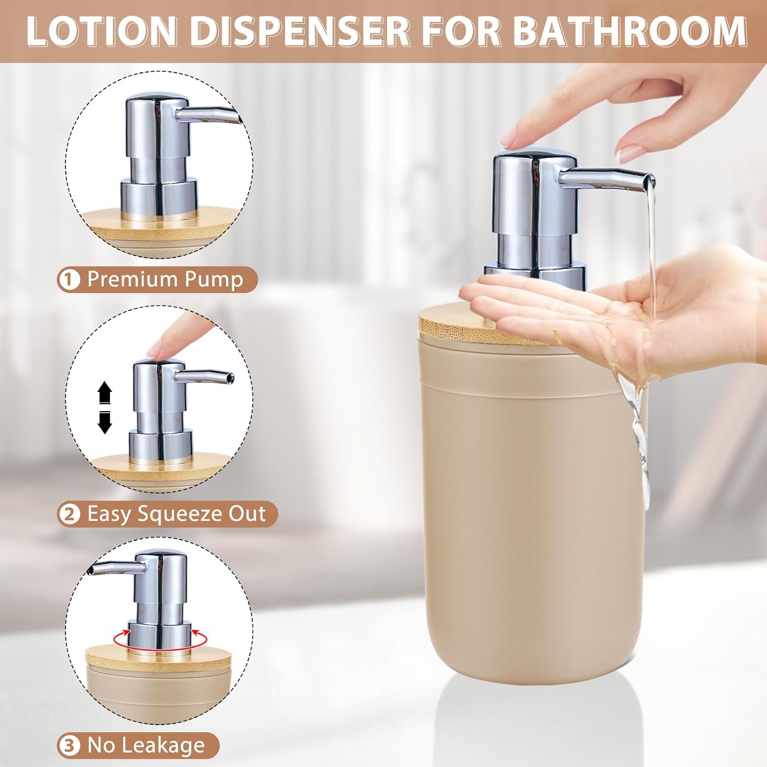 iMucci 5 Piece Bathroom Accessories Set