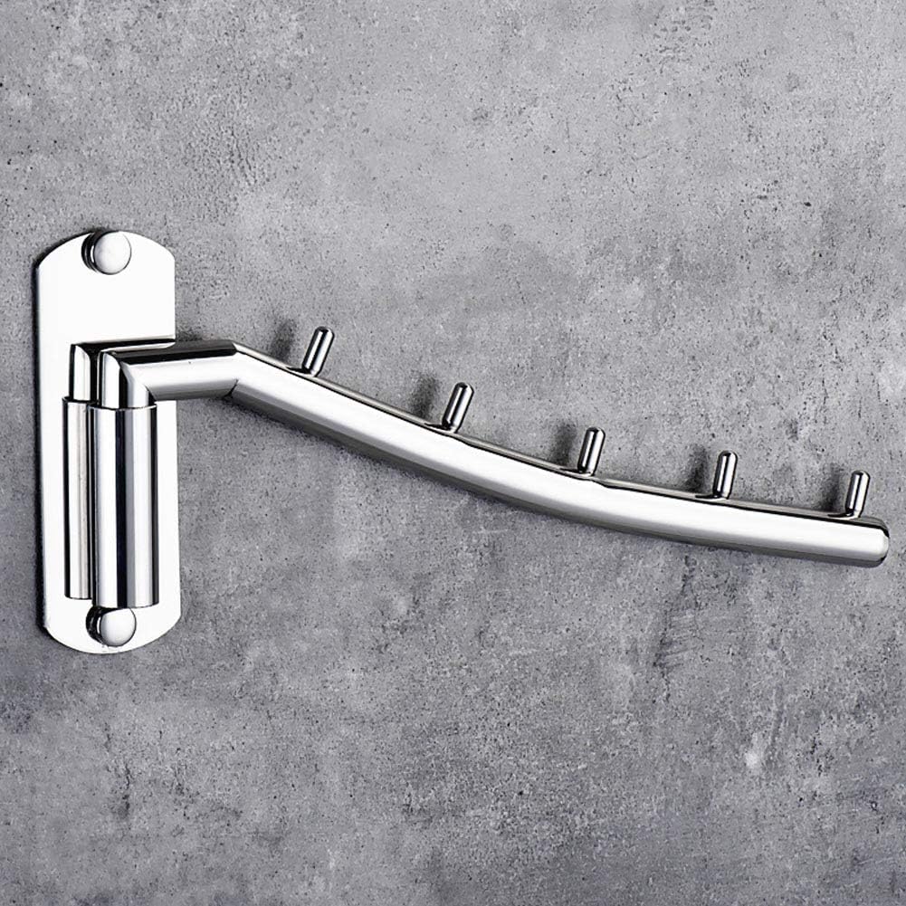 Pilipane Rotatable Stainless Steel Clothes Hanger Towel Rack