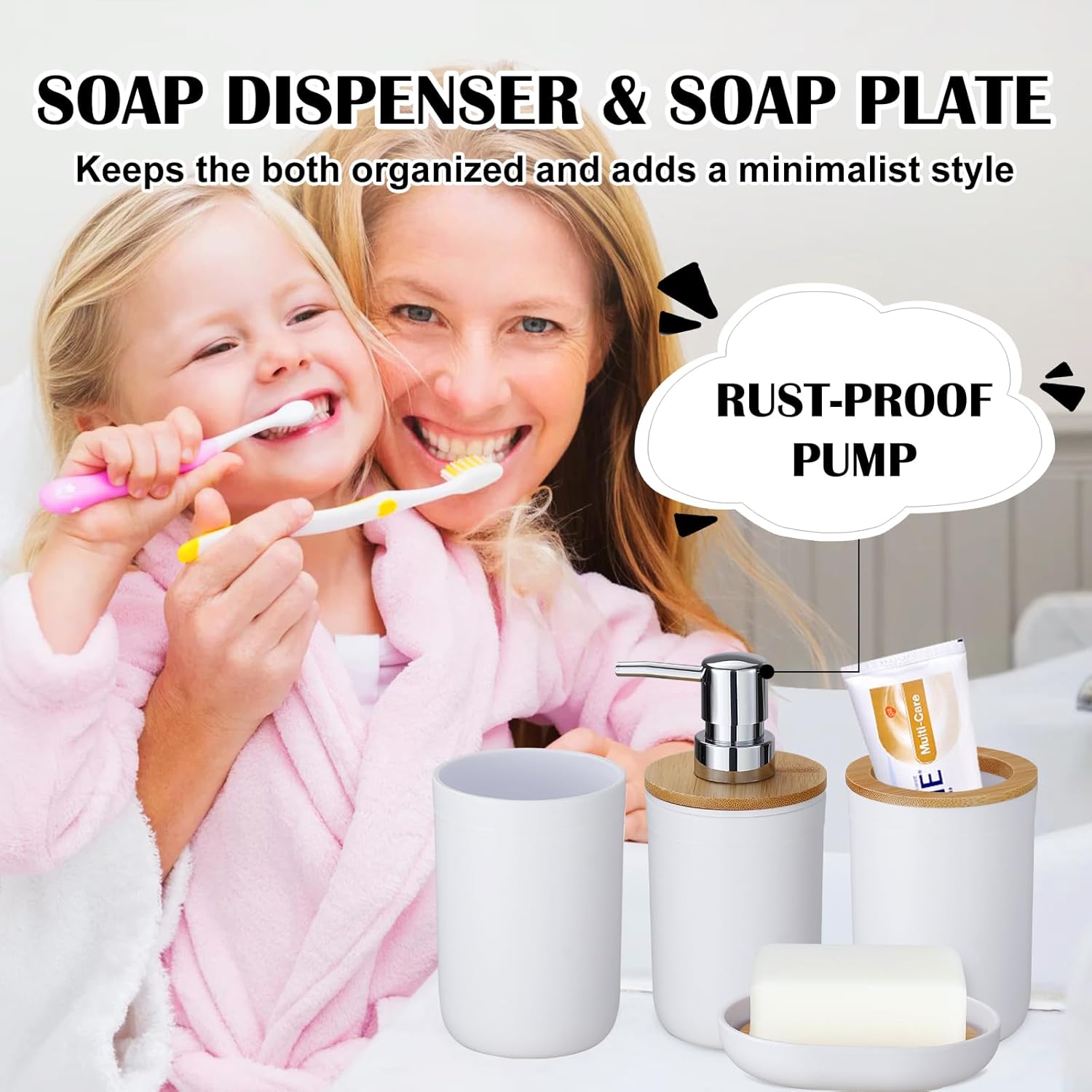 iMucci 8-Piece Bathroom Accessory Set