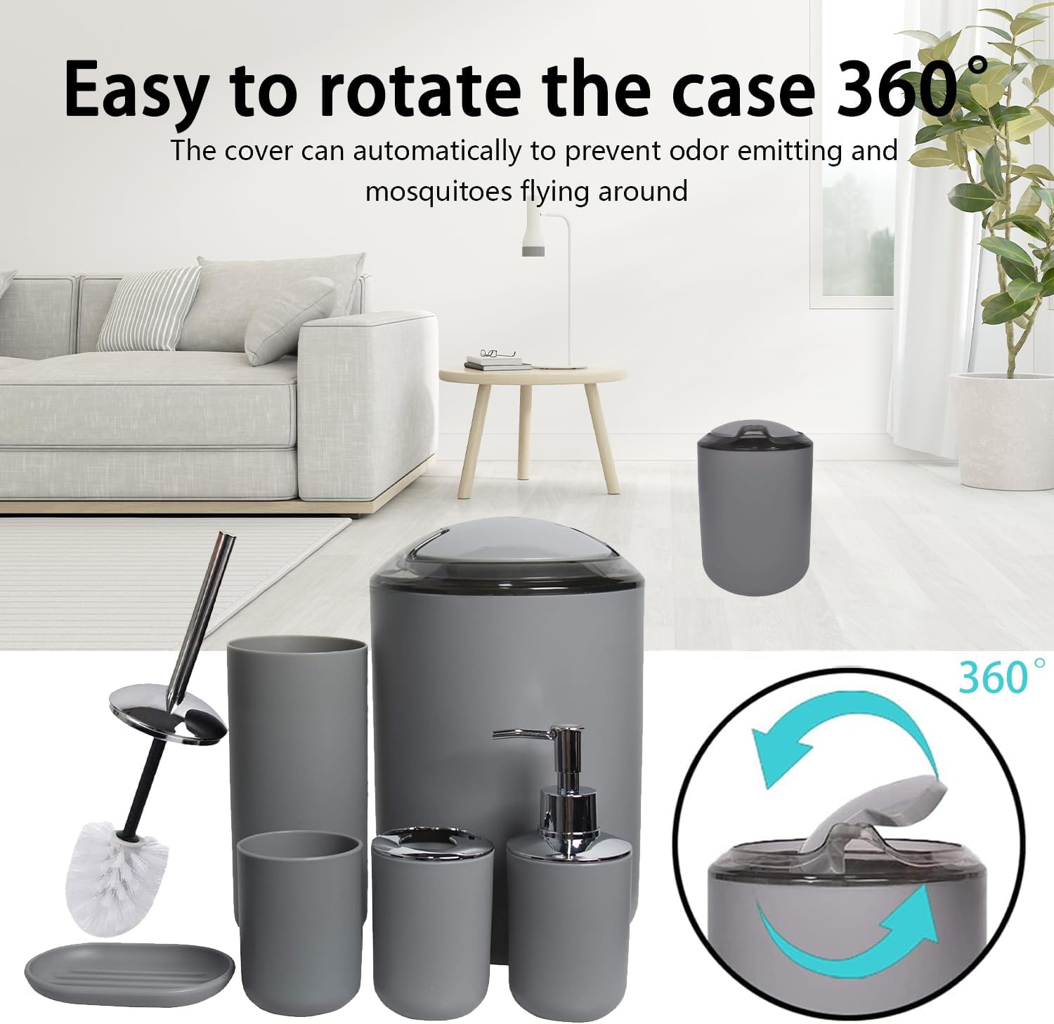 Elegant Bathroom Accessories Set