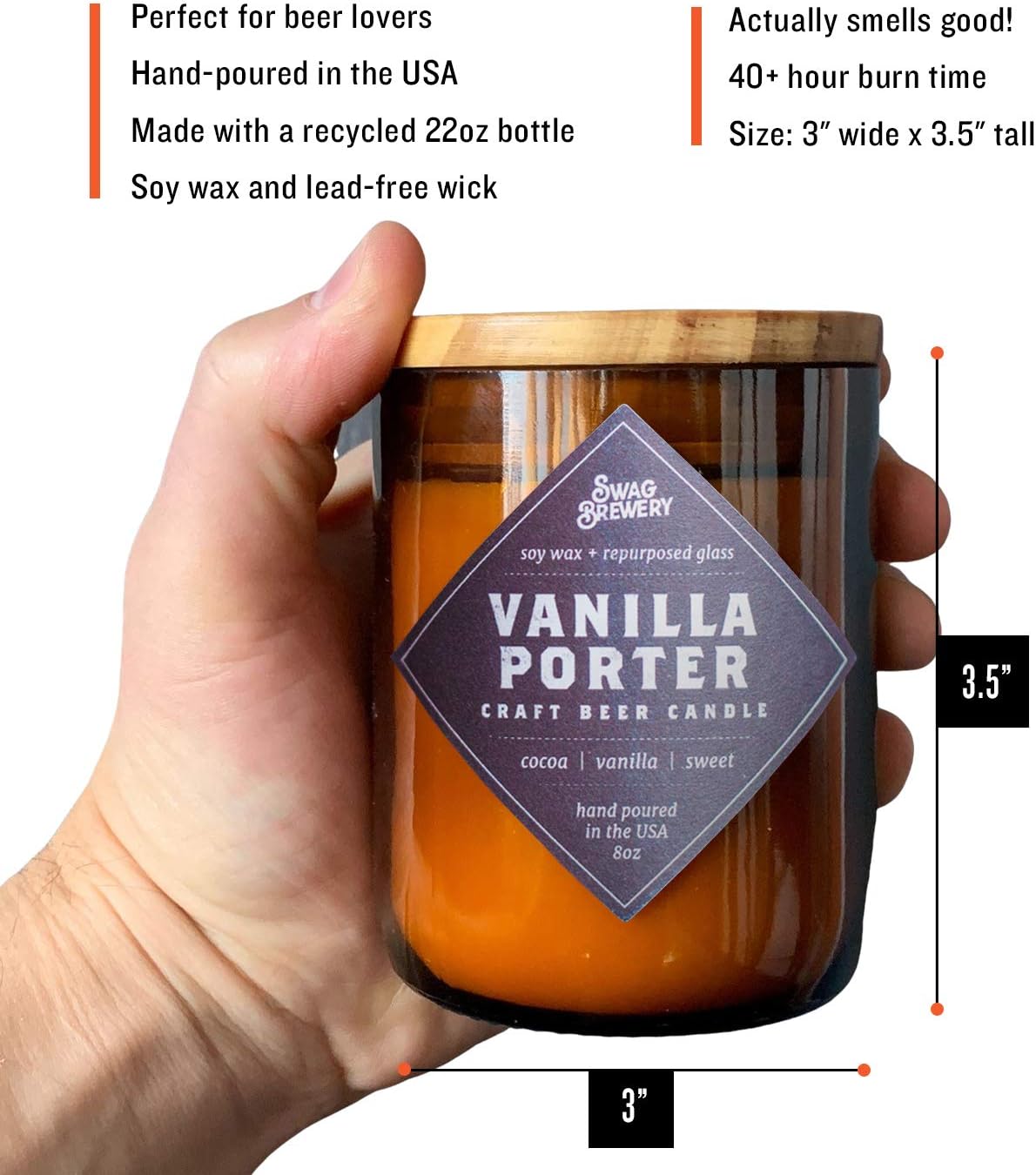 Vanilla Porter Candle - Swag Brewery
