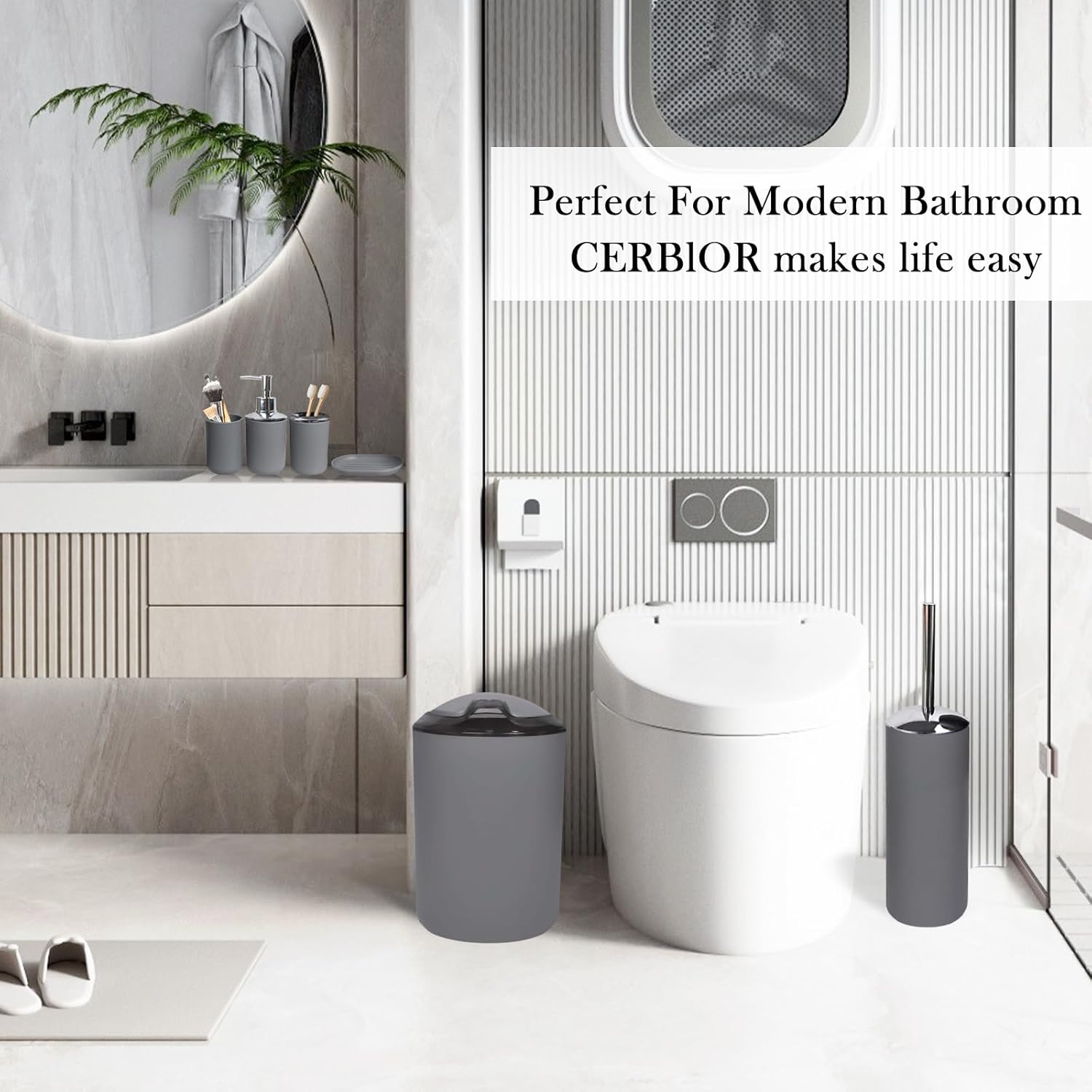 Elegant Bathroom Accessories Set