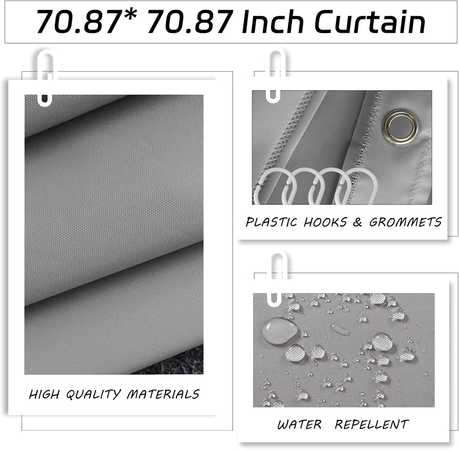 Grey Bathroom Accessories Set