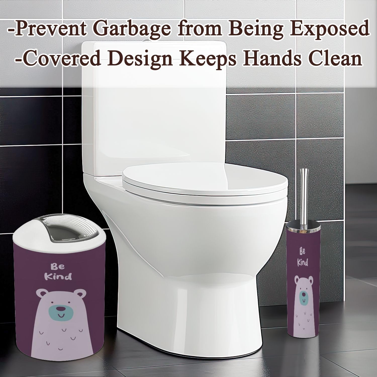 Bathroom Organizers Essential Set Durable Functional Essential for Daily Use