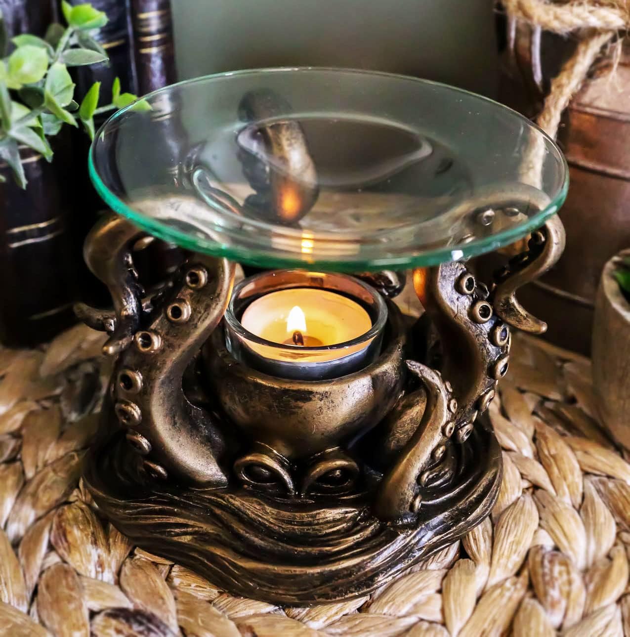 Ebros Nautical Kraken Octopus Candle Holder