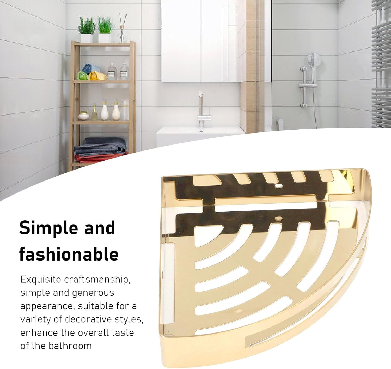 Stainless Steel Organiser for Corner