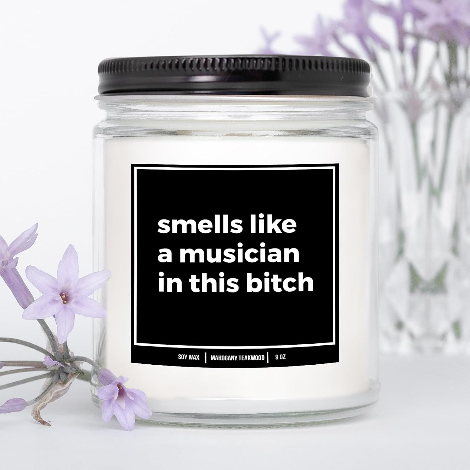 Personalized Music Candle