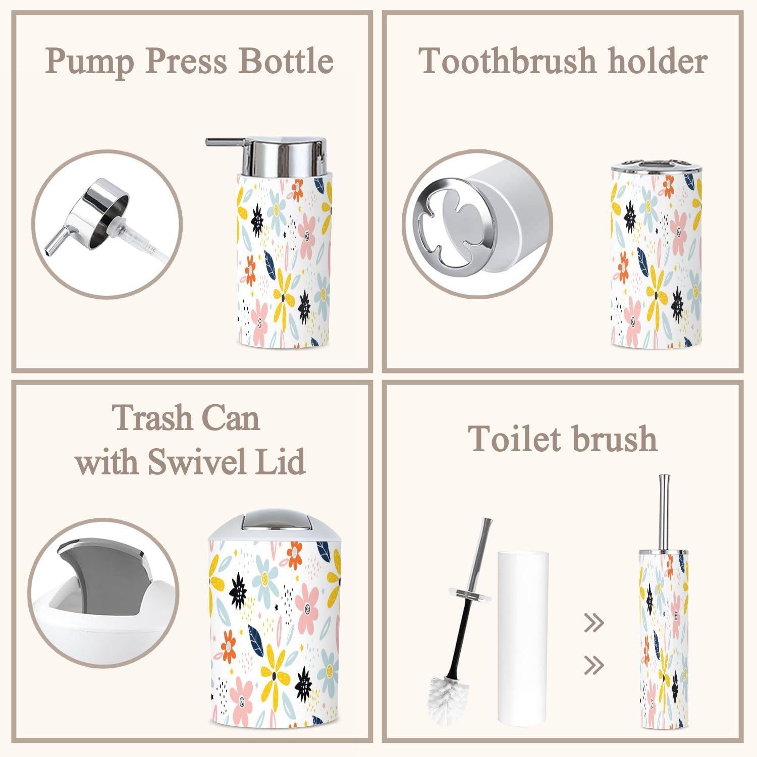 Boho Kids Bathroom Set Creative Kids City Texture