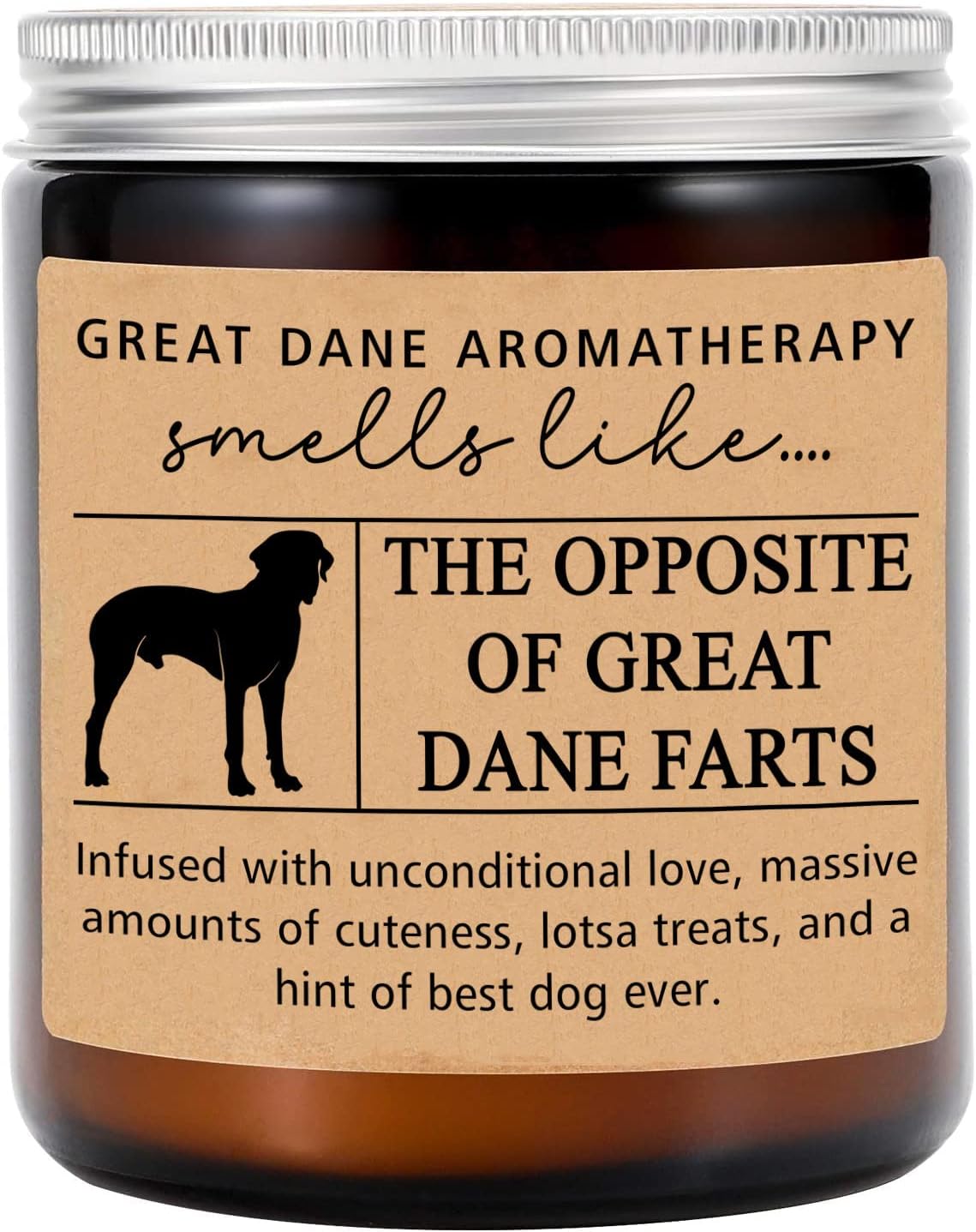 Great Dane Mom Candle Insightful scented soy wax candle for dog owners