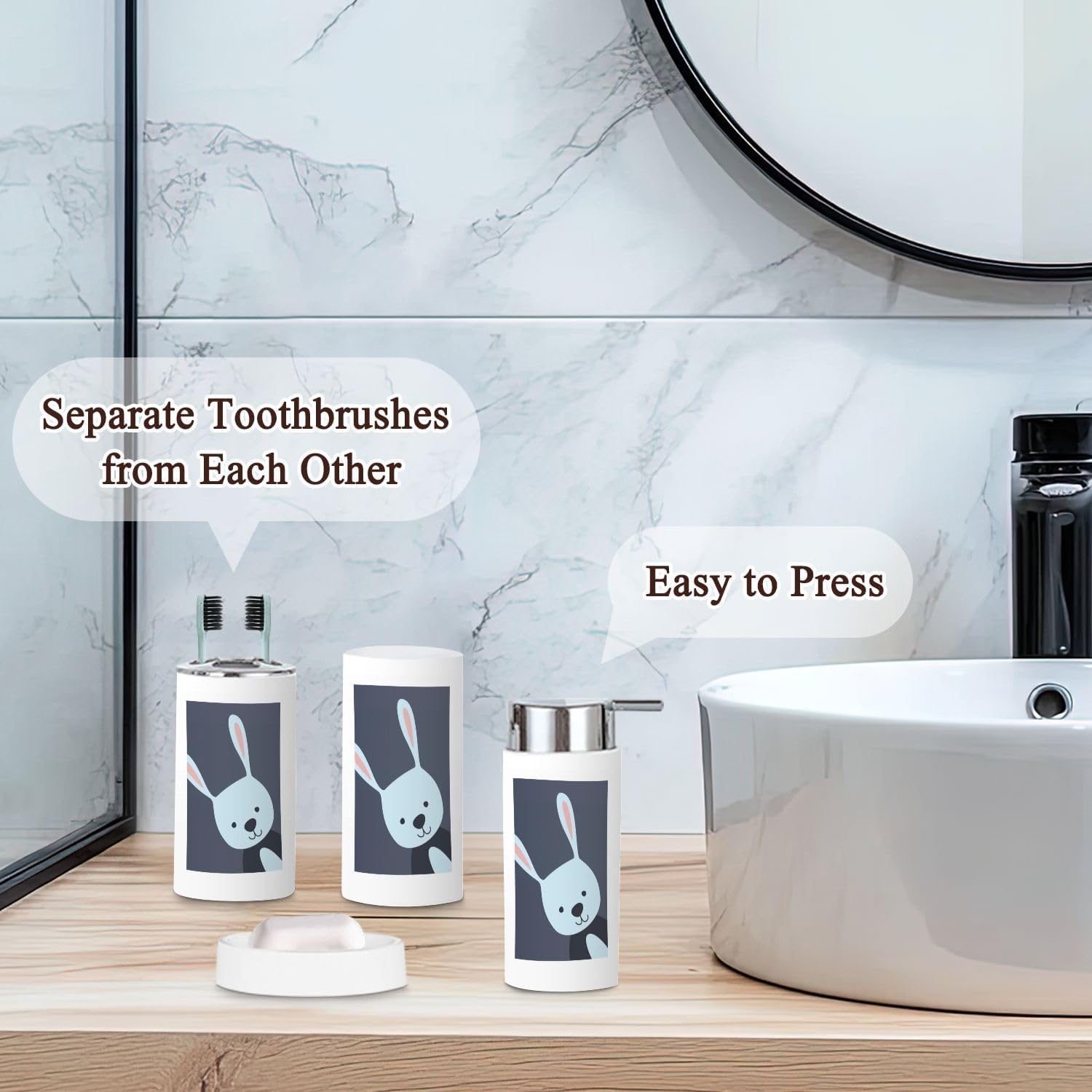 Organized Storage Solutions 6-Piece Bathroom Kit for Nursery Essentials
