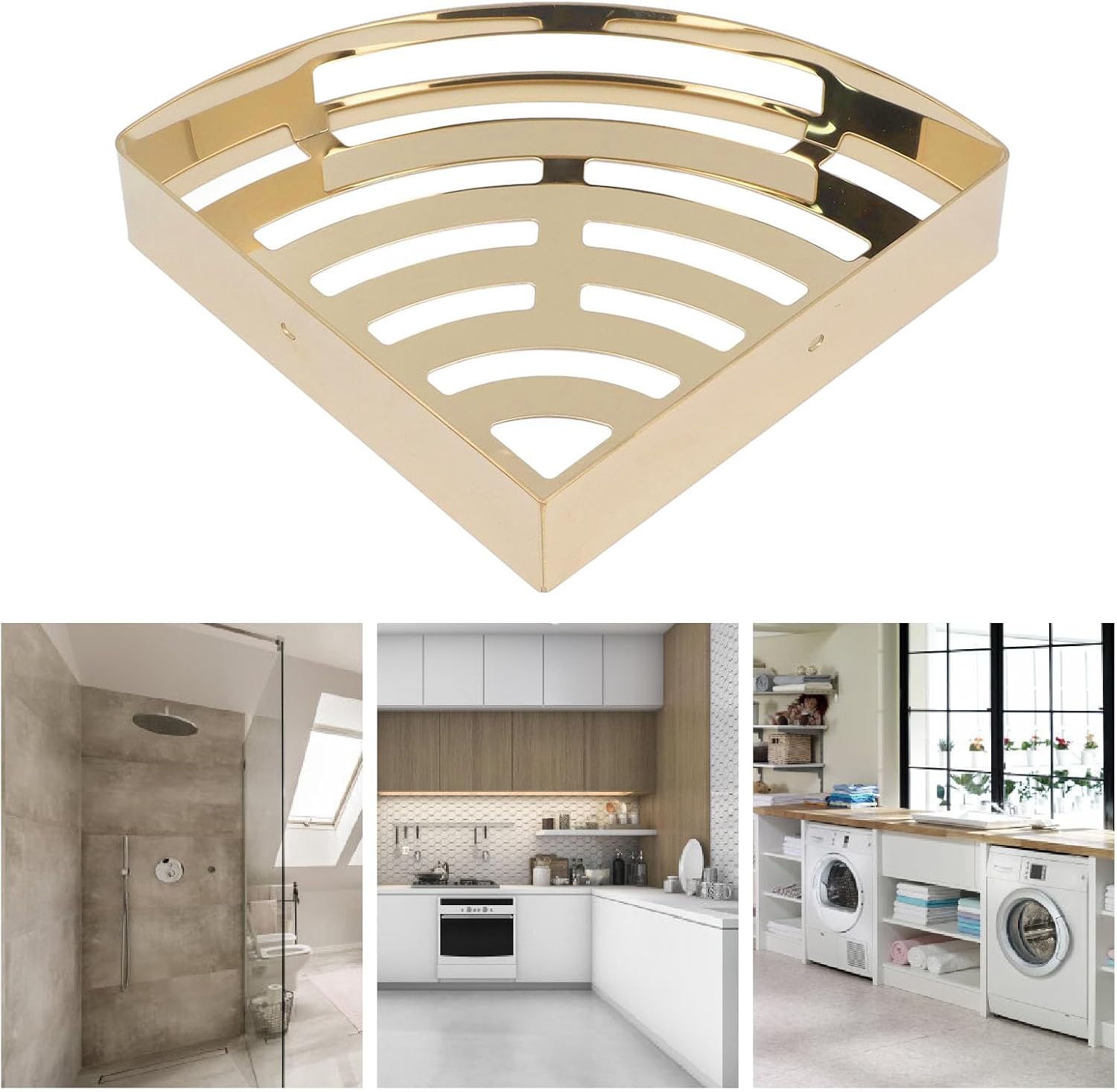 Stainless Steel Organiser for Corner