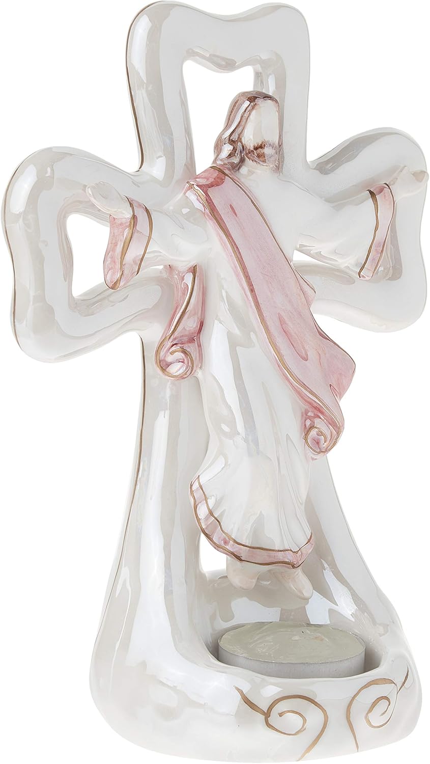 ATD Calvary Cross Tealight Candle Holder