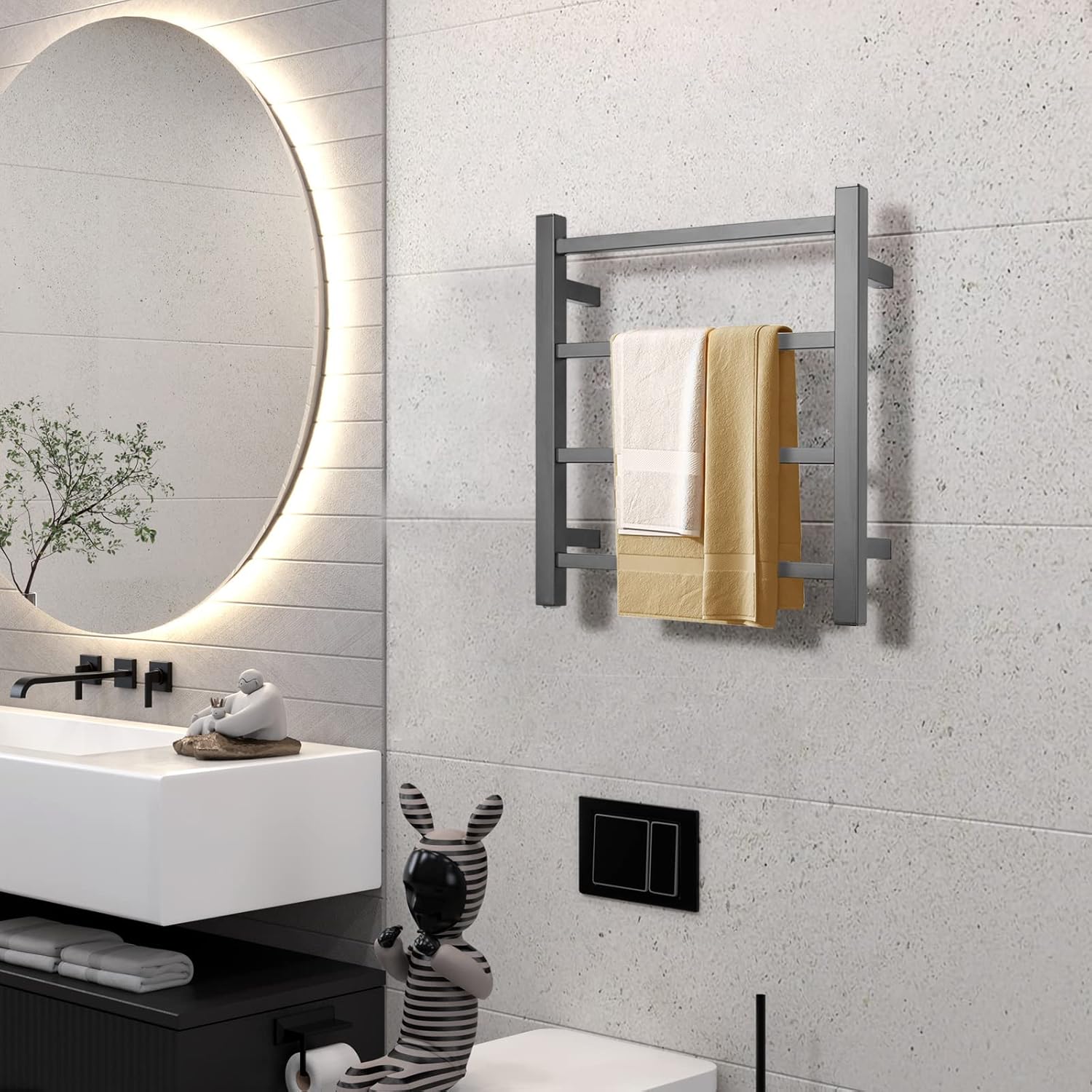 Stainless Steel Wall-Mounted Electric Towel Warmer