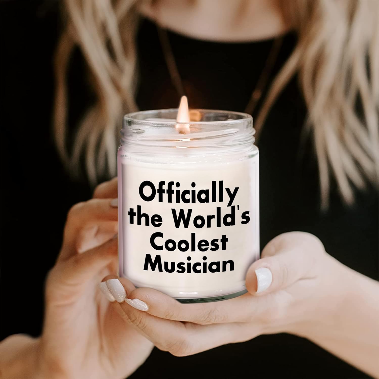 Funny Musician Candle