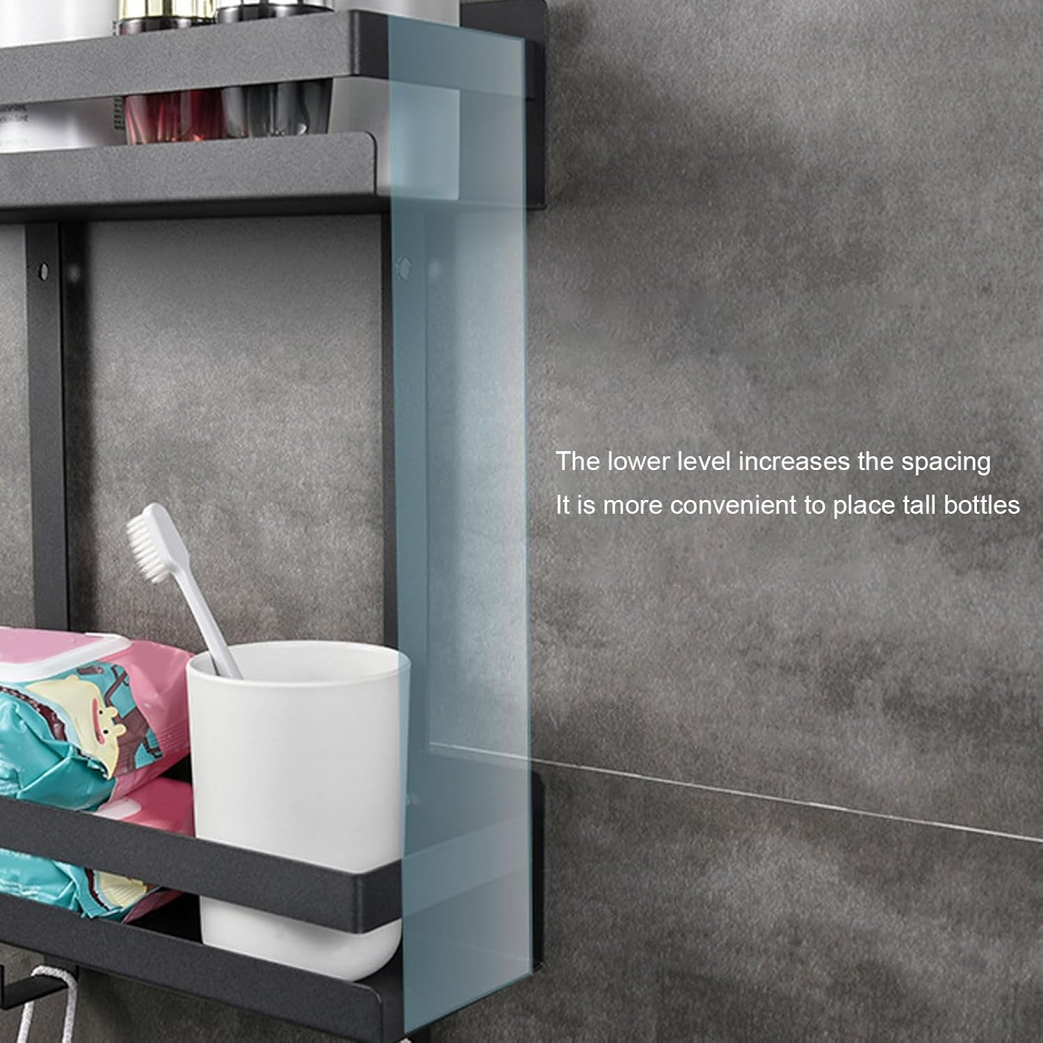 Wall Mounted Shower caddy Durable Organizer
