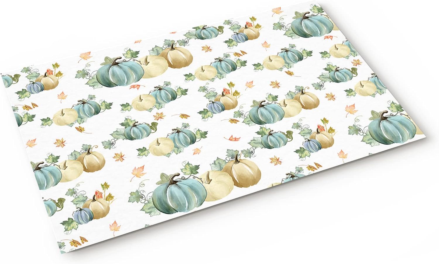 Watercolor Pumpkin Indoor Doormat 16x24