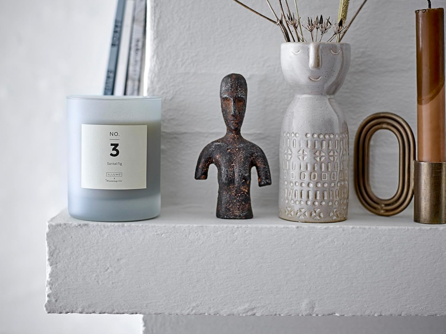 Experience a Sweet Fresh Santal Fig Candle by Bloomingville