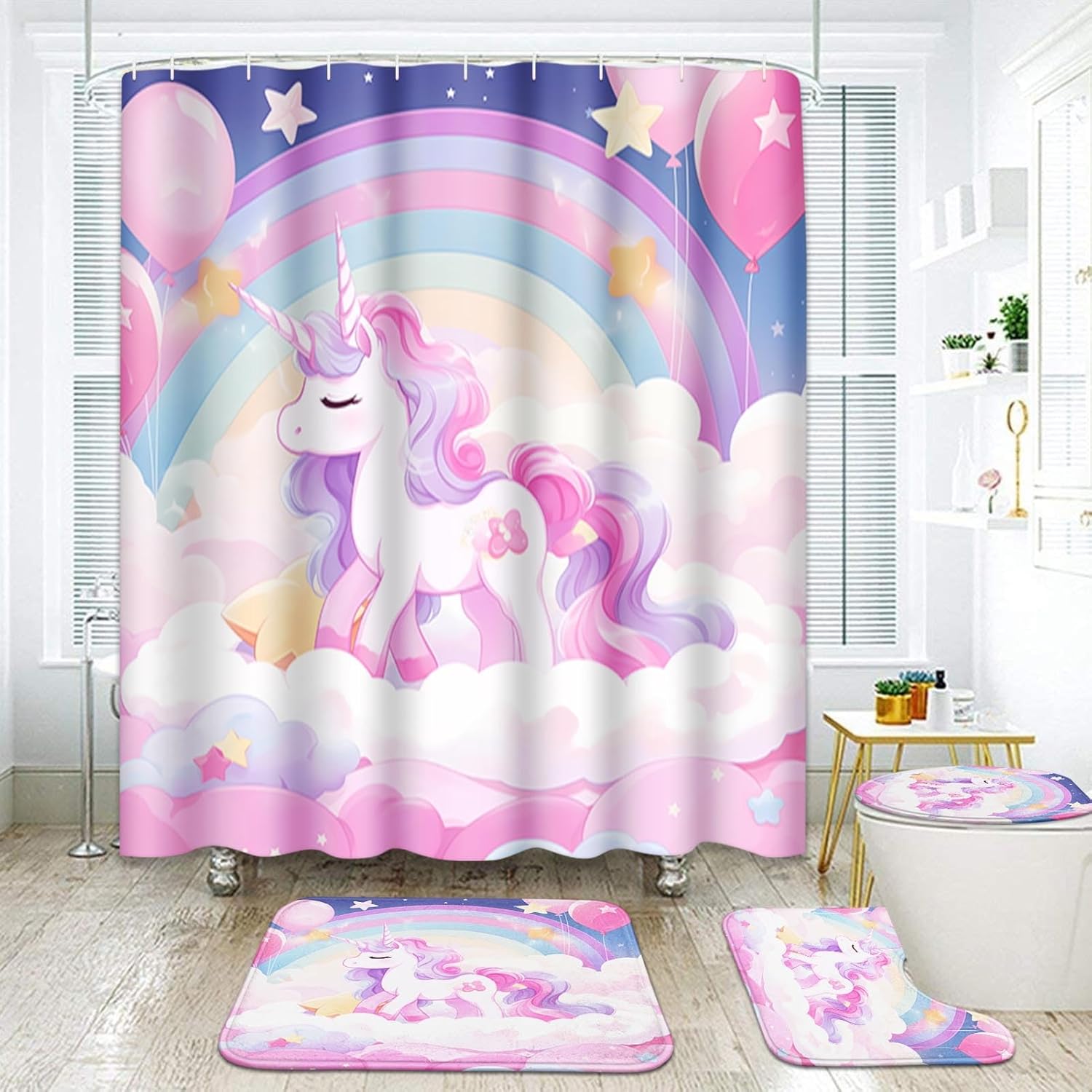 Arttown Unicorn bathroom set Spotlight