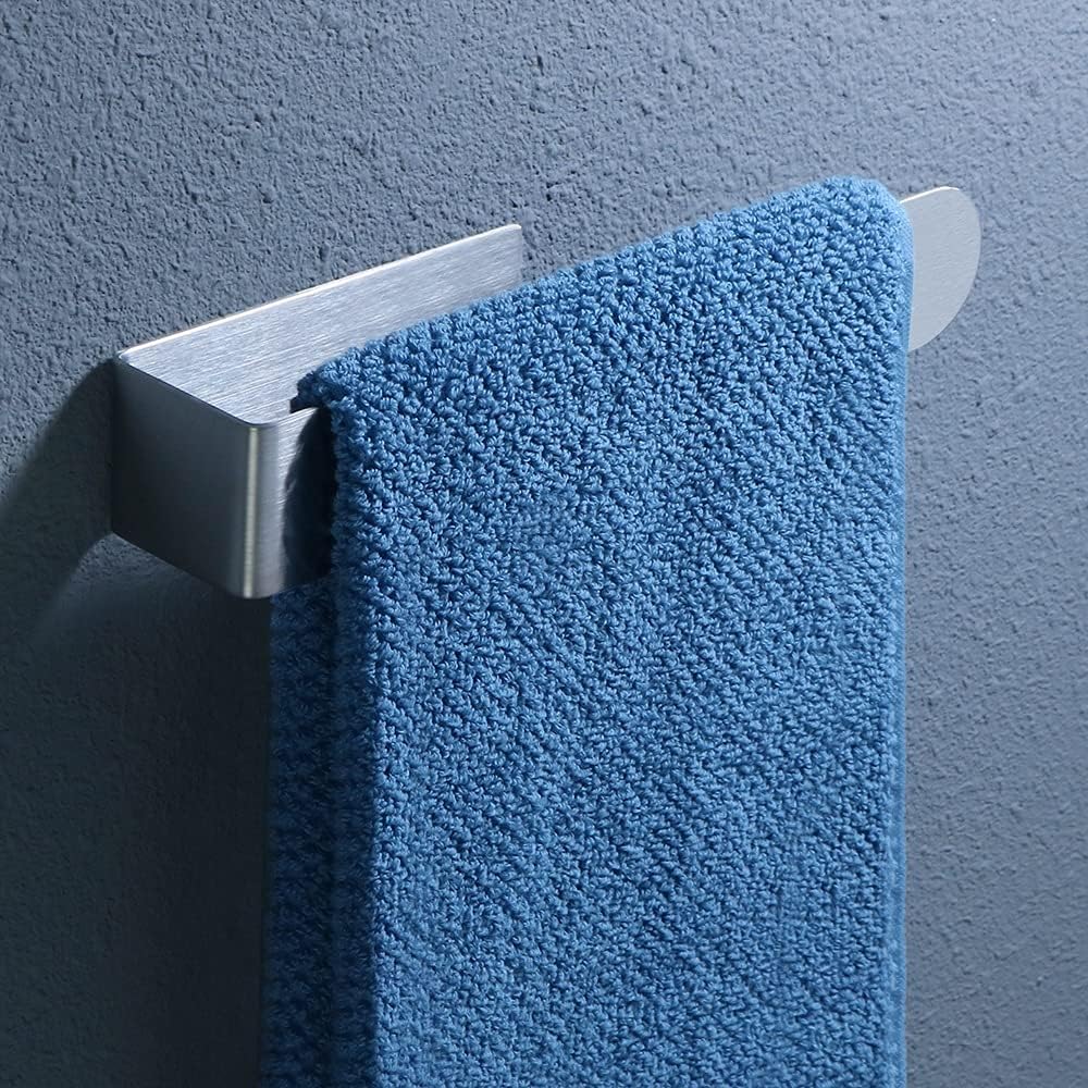 BOCbco Black Stainless Steel Wall-Mounted Towel Rail with Easy Installation
