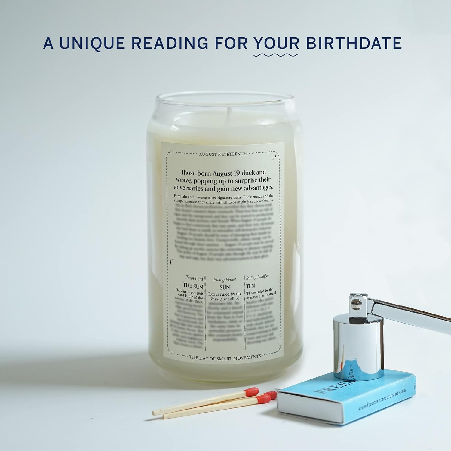 Luxe August 19 Leo Candle