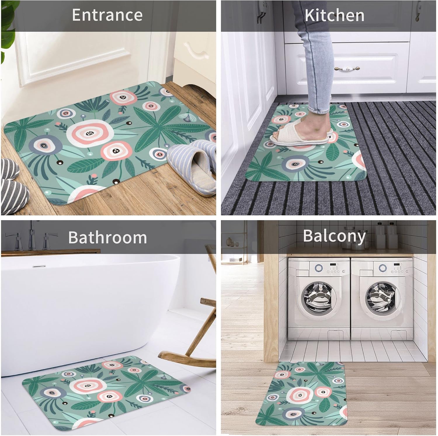 Sloth Bath Mat - Fun Little Mischievous Interpret - Joyful Meditation Lotus