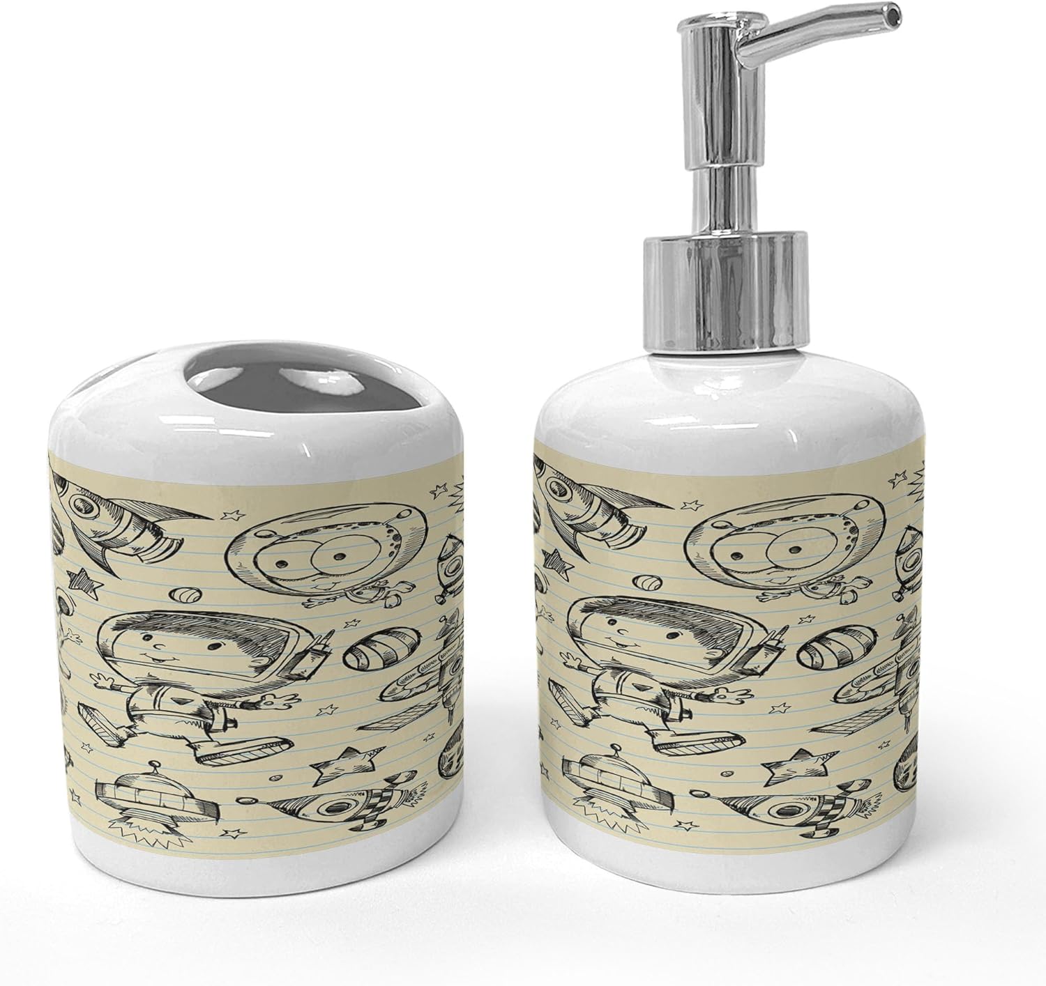 Space bath toothbrush set