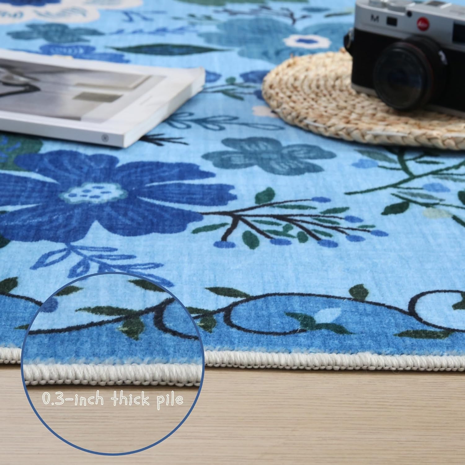 Perfect for Kids Families Washable Area Rug
